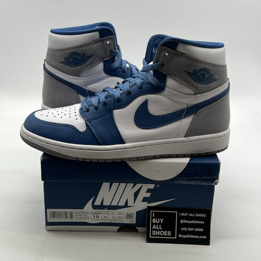 Size 10 - Air Jordan 1 Retro OG High True Blue (DZ5485-410)