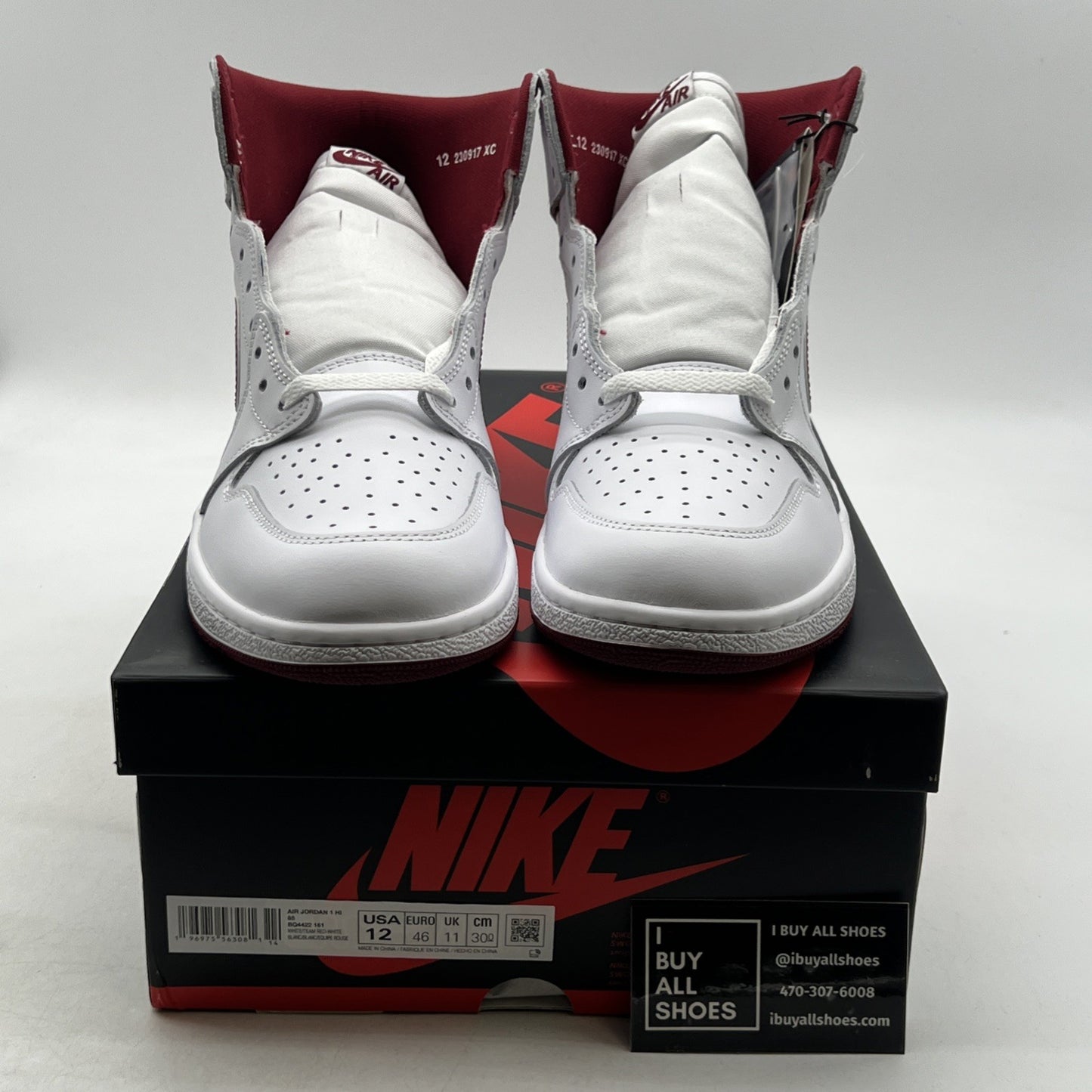 Size 12 - Air Jordan 1 Retro '85 OG High Metallic Burgundy (BQ4422-161)