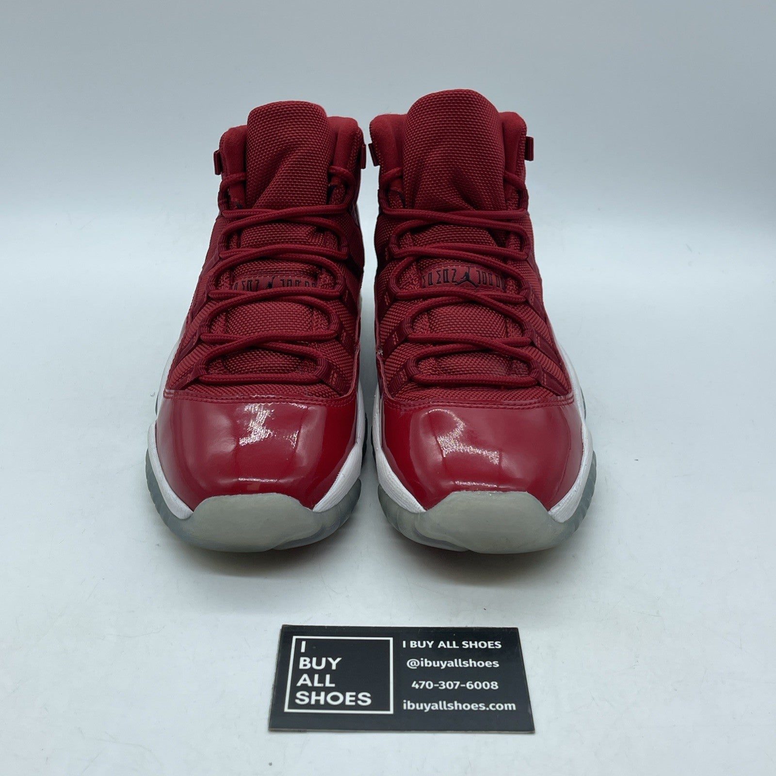 Size 6Y(GS) - Jordan 11 Retro High Win Like '96 Red Suede Leather (378038-623)