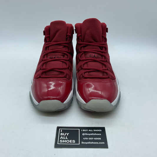 Size 6Y(GS) - Jordan 11 Retro High Win Like '96 Red Suede Leather (378038-623)
