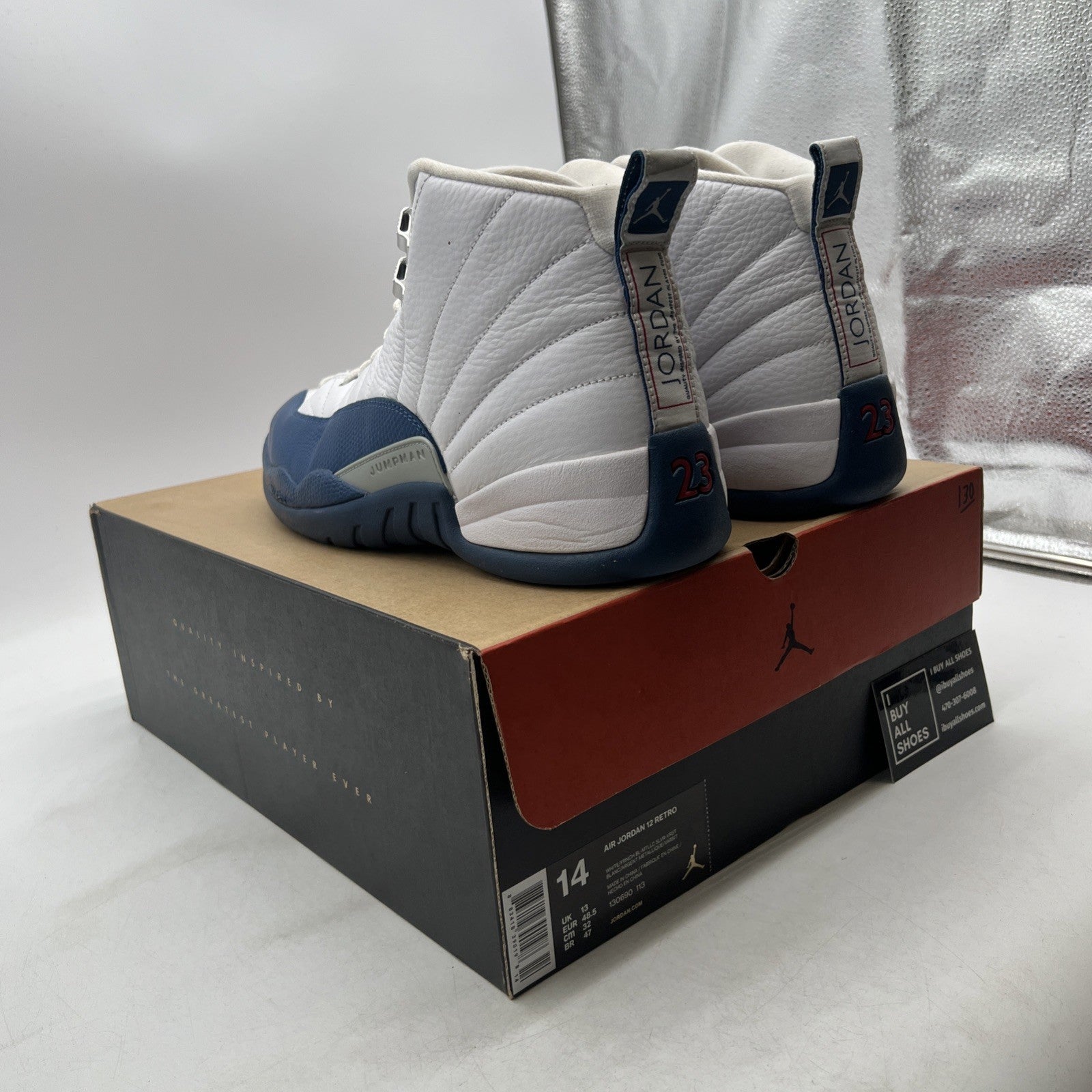 Size 14 - Air Jordan 12 Retro French Blue 2016 (130690-113)