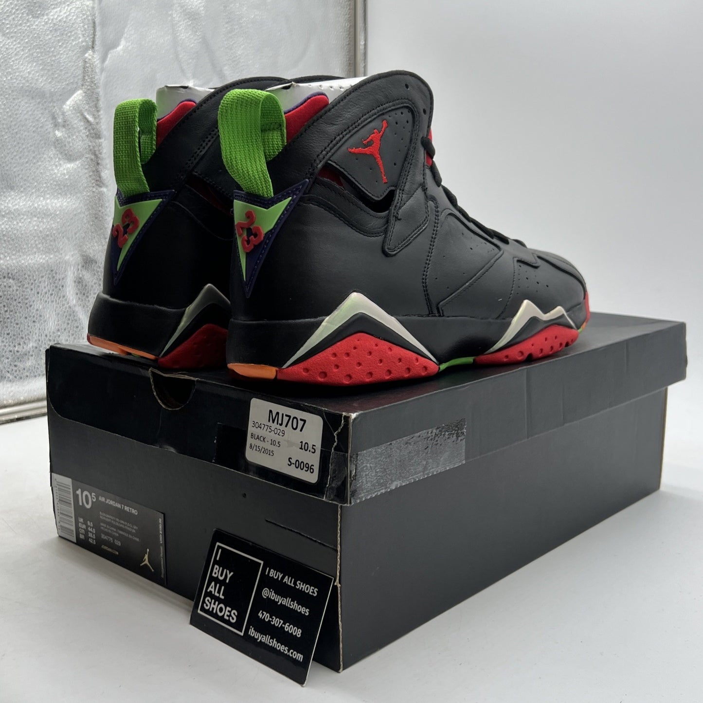 Size 10.5 - Air Jordan 7 Retro Marvin the Martian (304775-029)