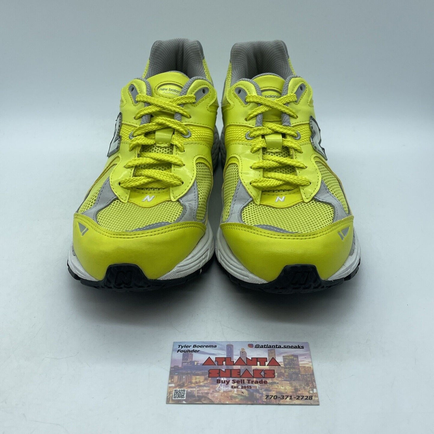 Size 10 - New Balance 2002R Sulpher Yellow Grey Suede Leather (M2002RLC)