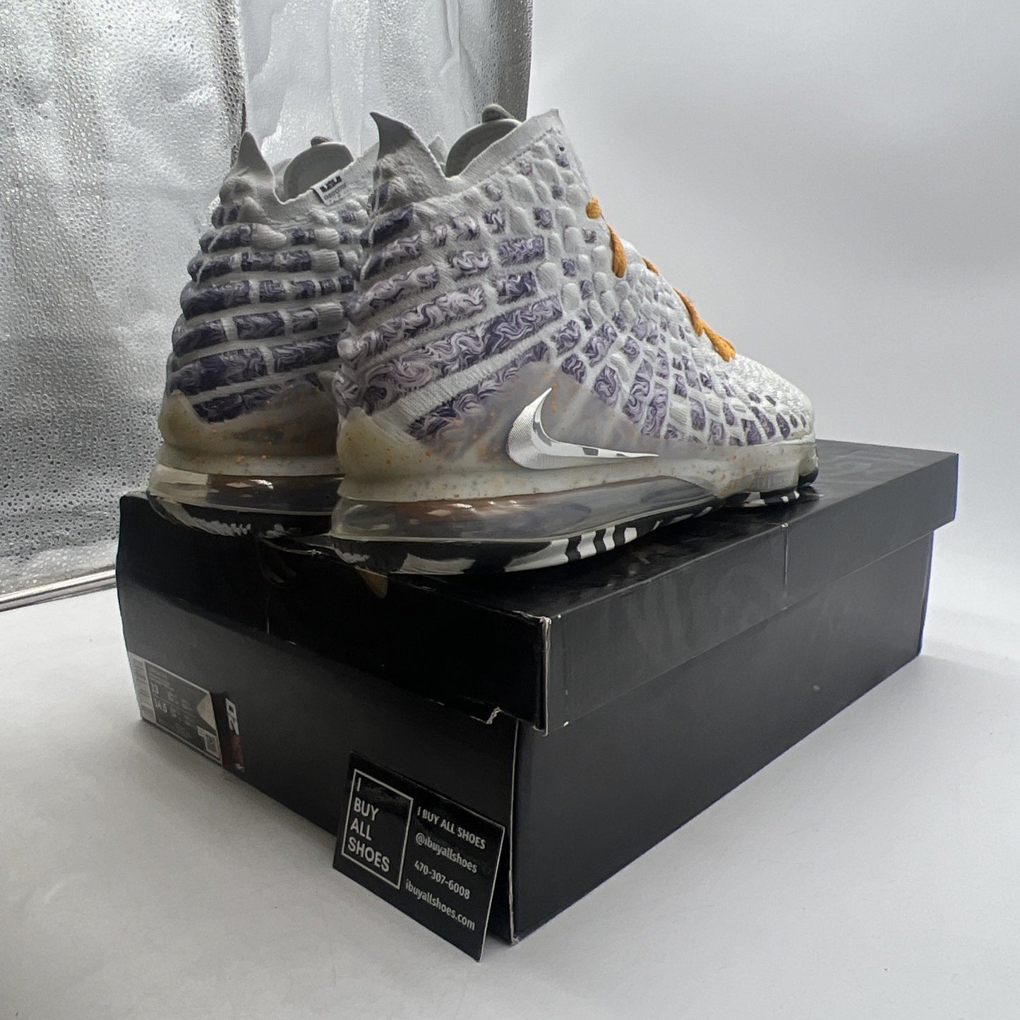 Size 13 -Nike NBA 2K20 x LeBron 17 Gamer Exclusive Bron 2K Playoffs (BQ3177-101)