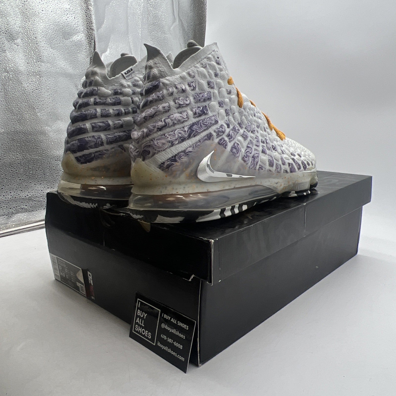 Size 13 -Nike NBA 2K20 x LeBron 17 Gamer Exclusive Bron 2K Playoffs (BQ3177-101)