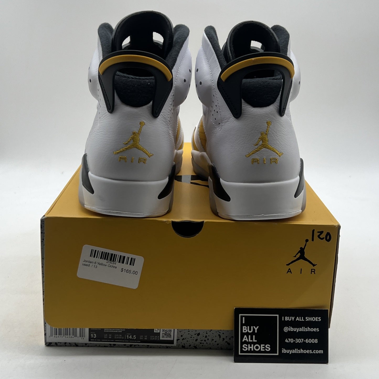 Size 13 - Air Jordan 6 Retro Yellow Ochre (CT8529-170)
