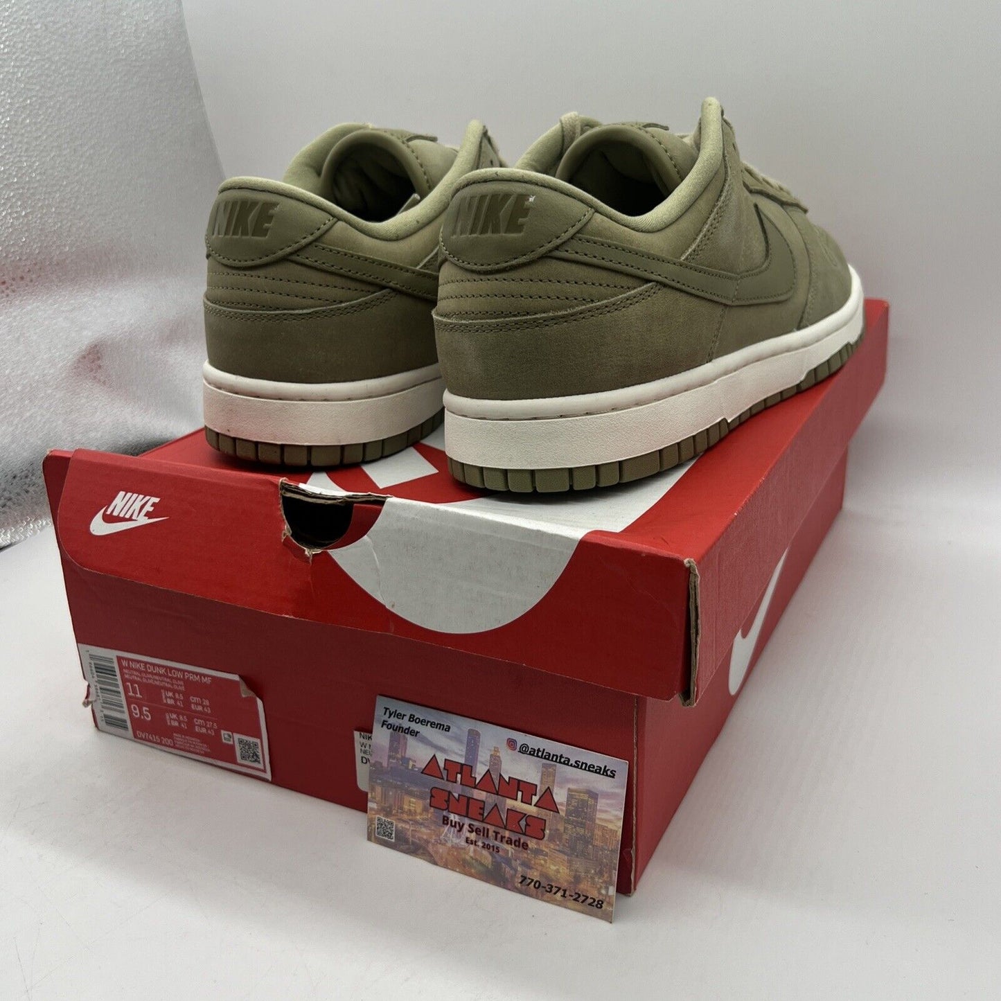 Size 11 - Nike Dunk Low Premium Neutral Olive W