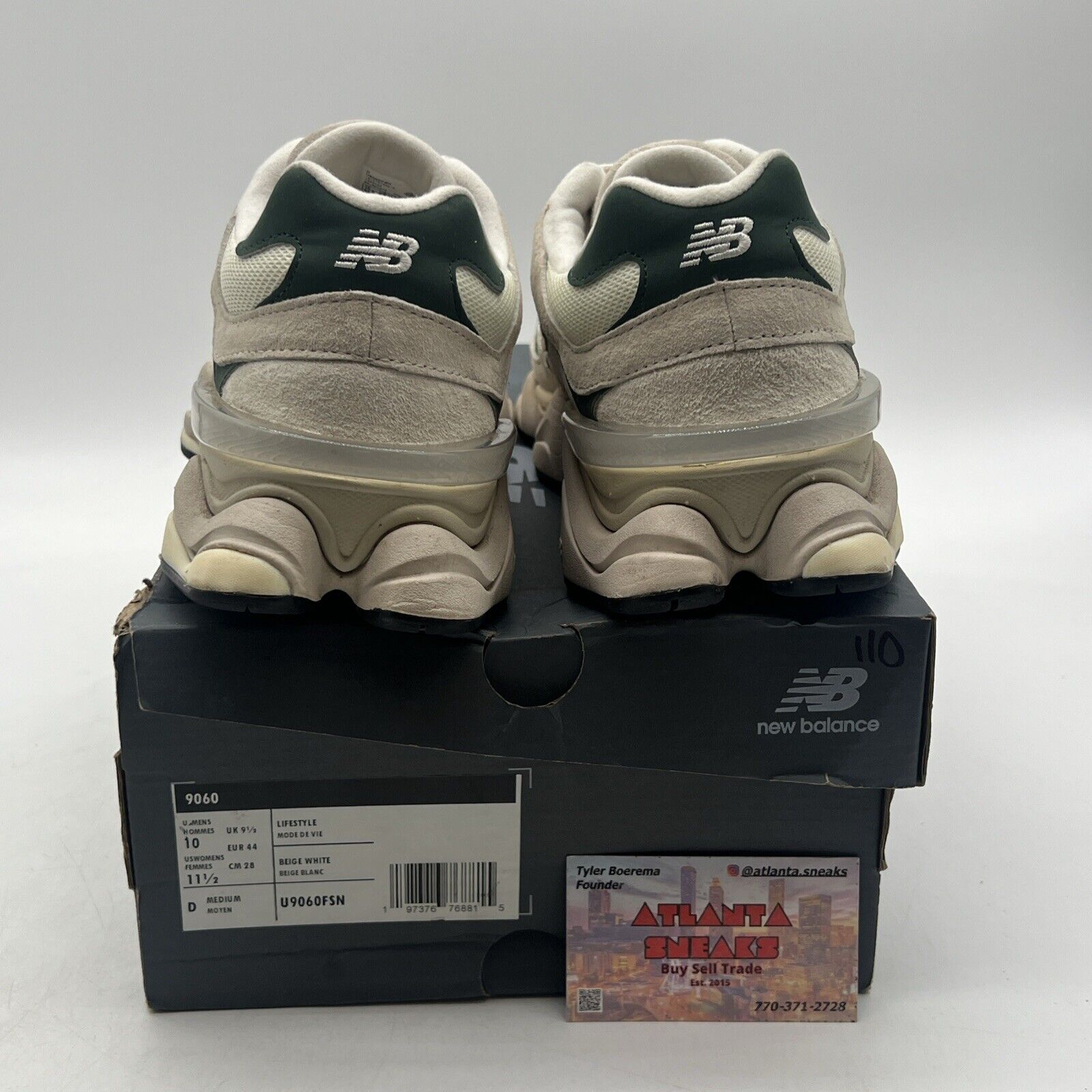 Size 10 - New Balance 9060 Footlocker Exclusive Spruce Pack (U9060FSN)