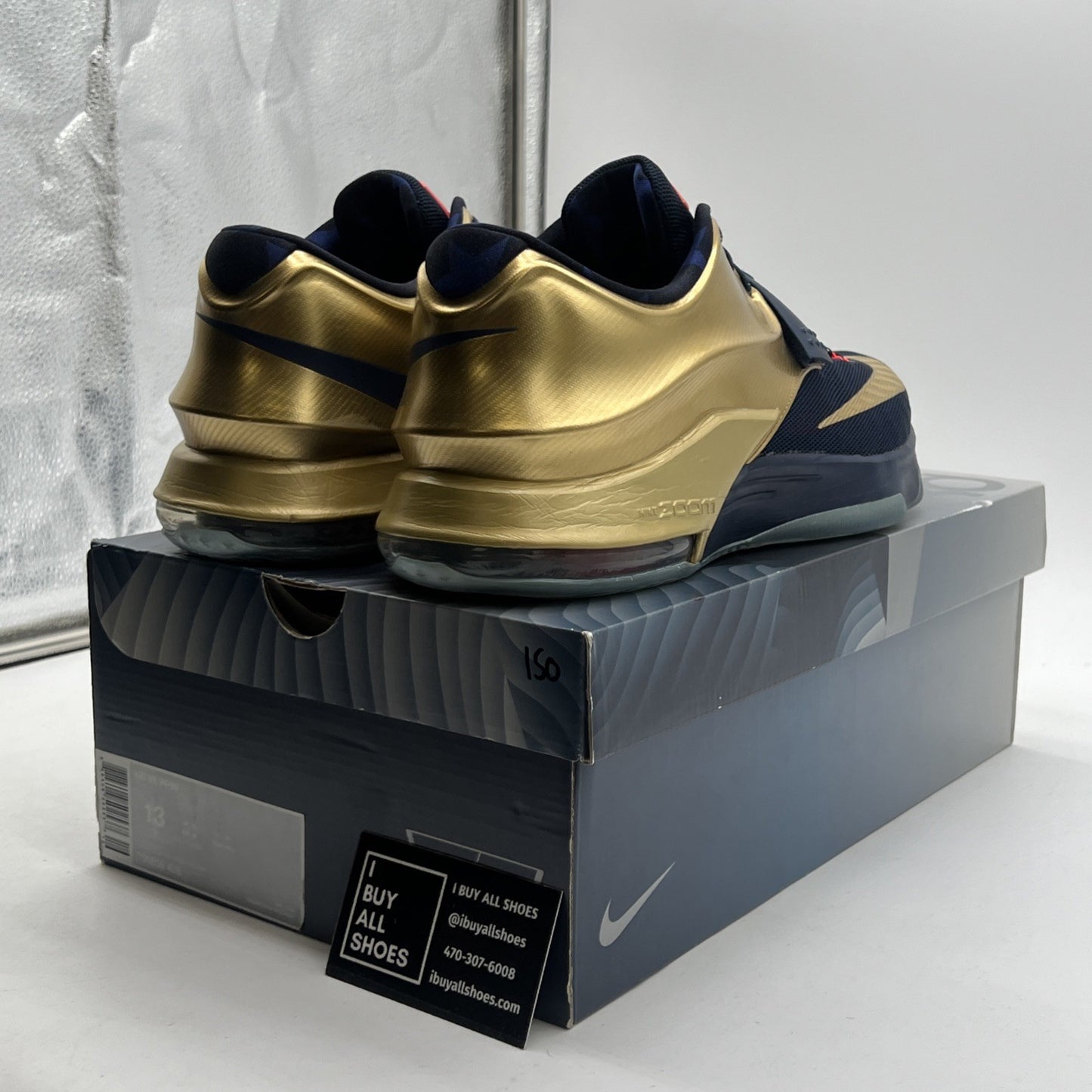 Size 13 - Nike KD 7 Prm Gold Medal (706858-476)