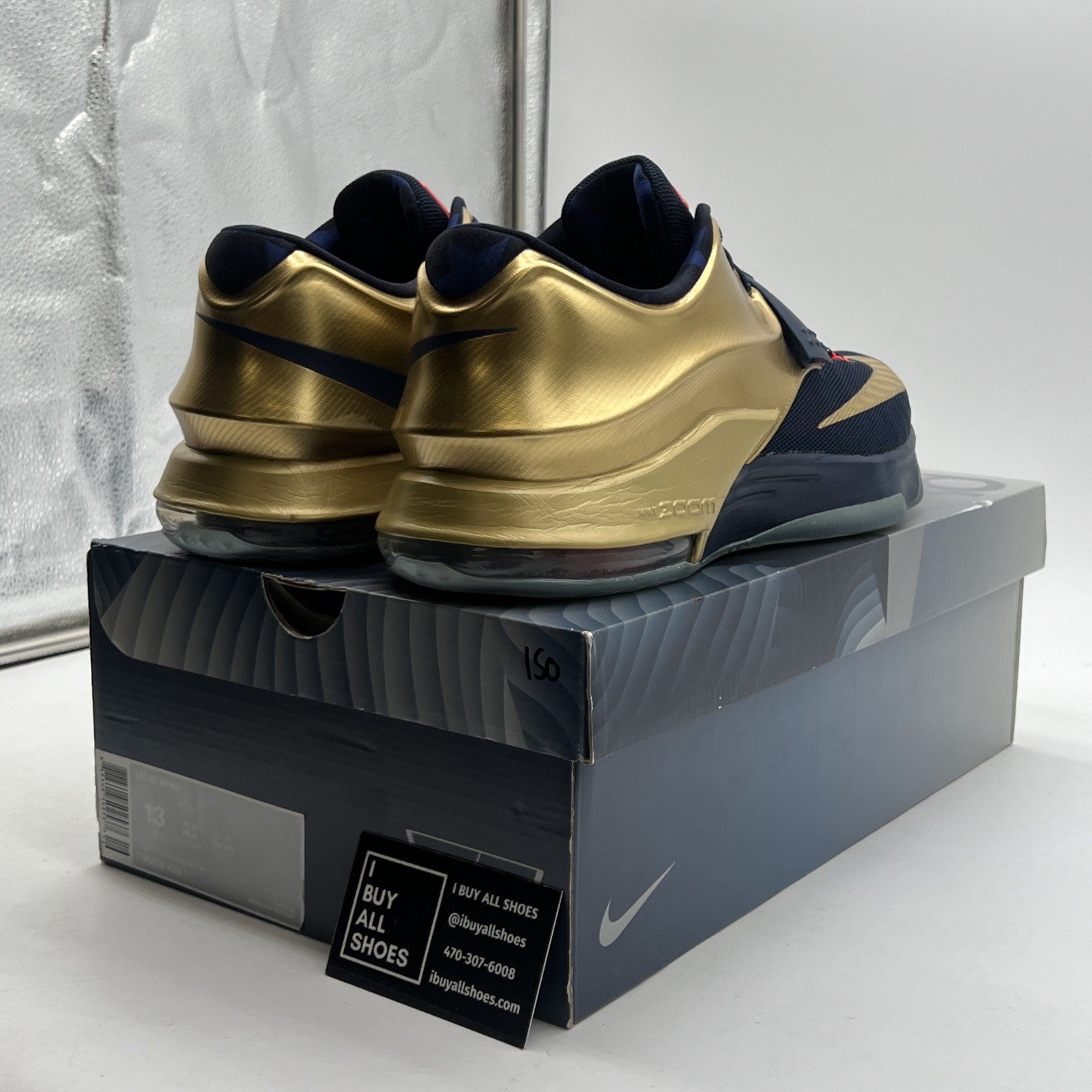 Size 13 - Nike KD 7 Prm Gold Medal (706858-476)