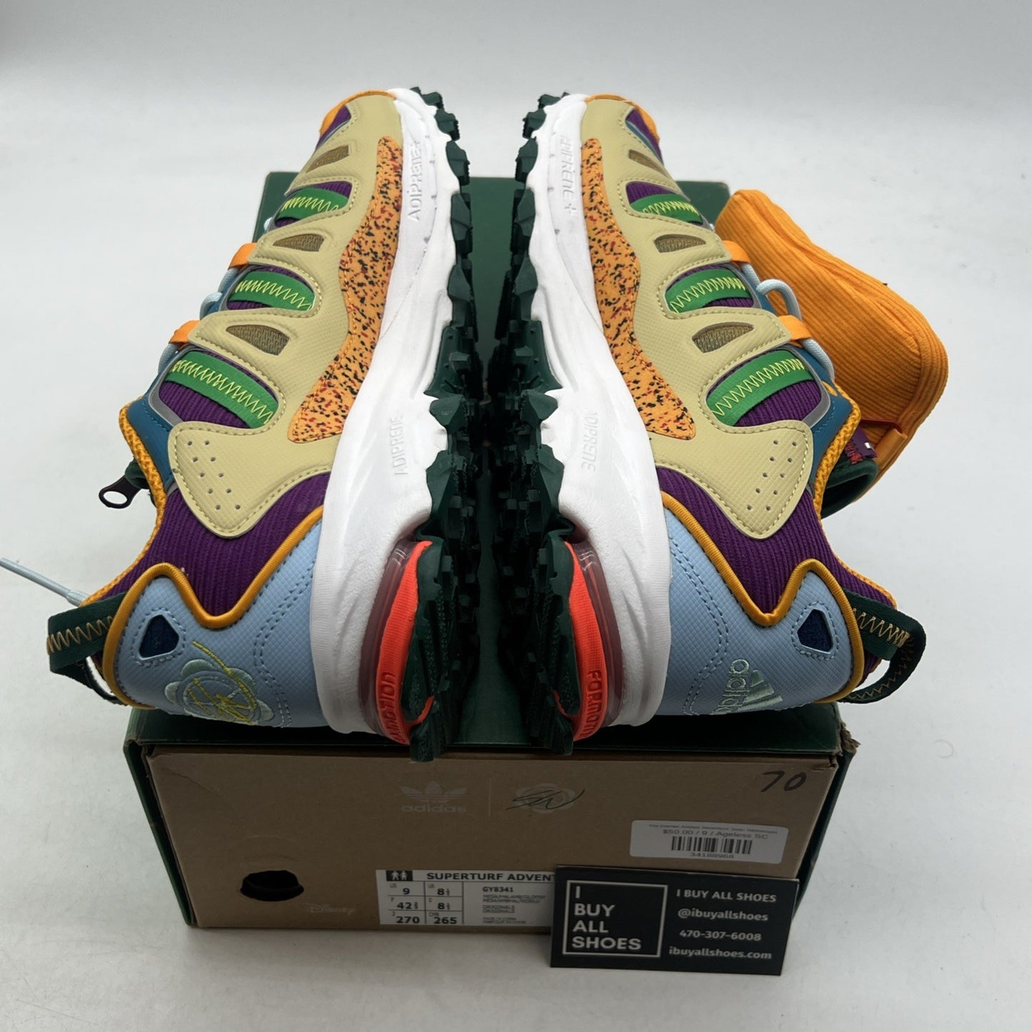Size 9 - Sean Wotherspoon x Disney x Adidas Superturf Adventure Jiminy Cricket