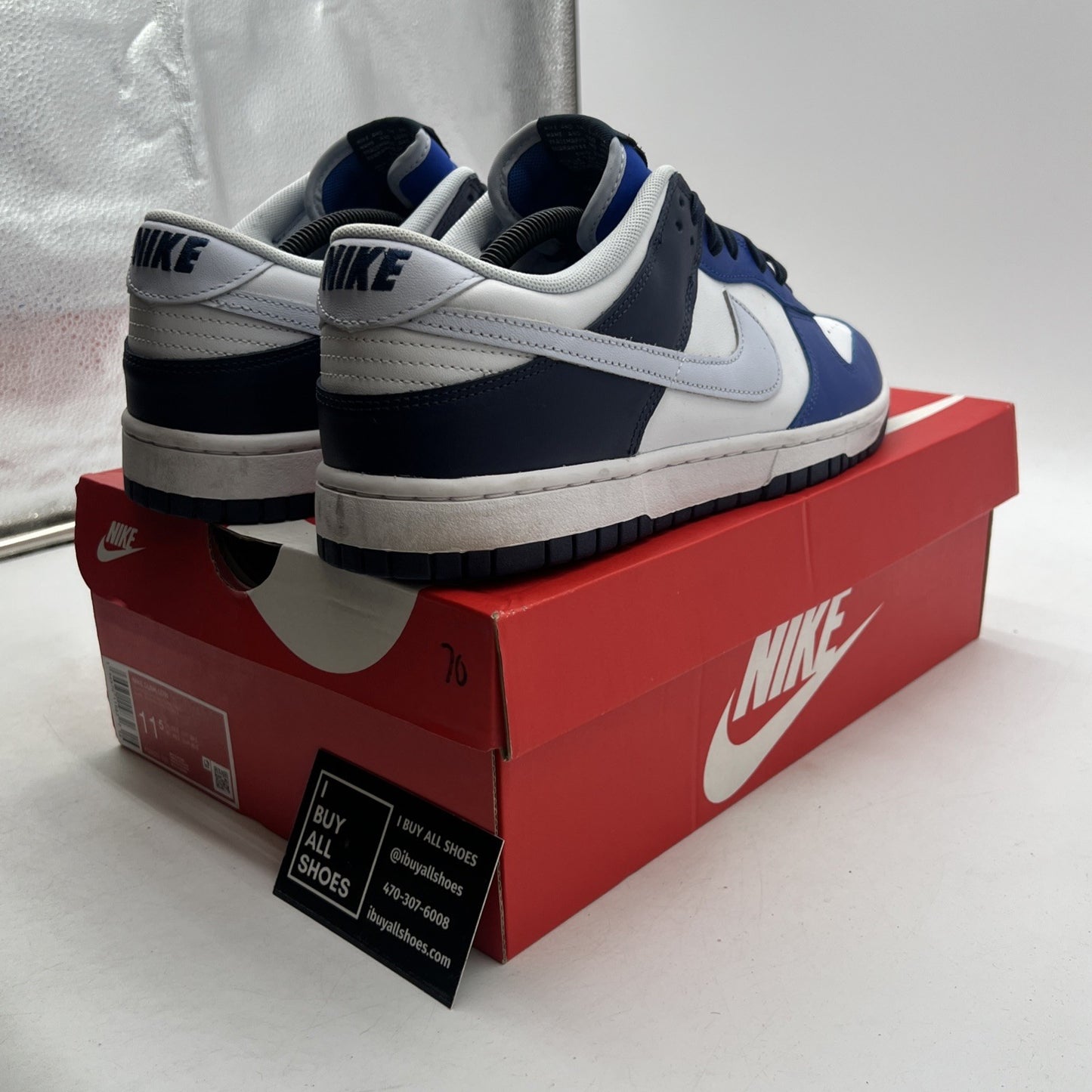 Size 11.5 - Nike Dunk Low Game Royal Navy (FQ8826-100)