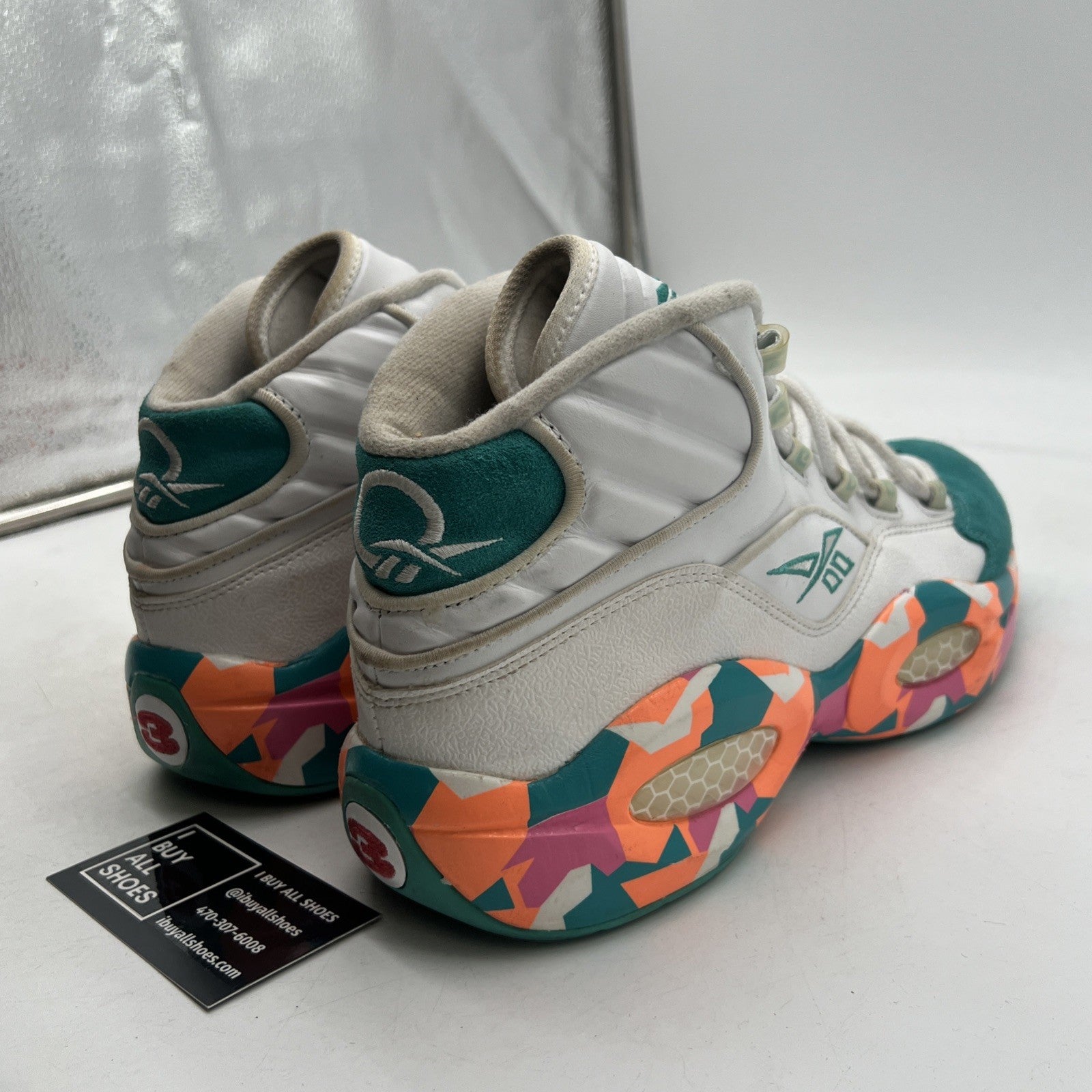 Size 11 - Reebok Question Mid White Noise (M44034)
