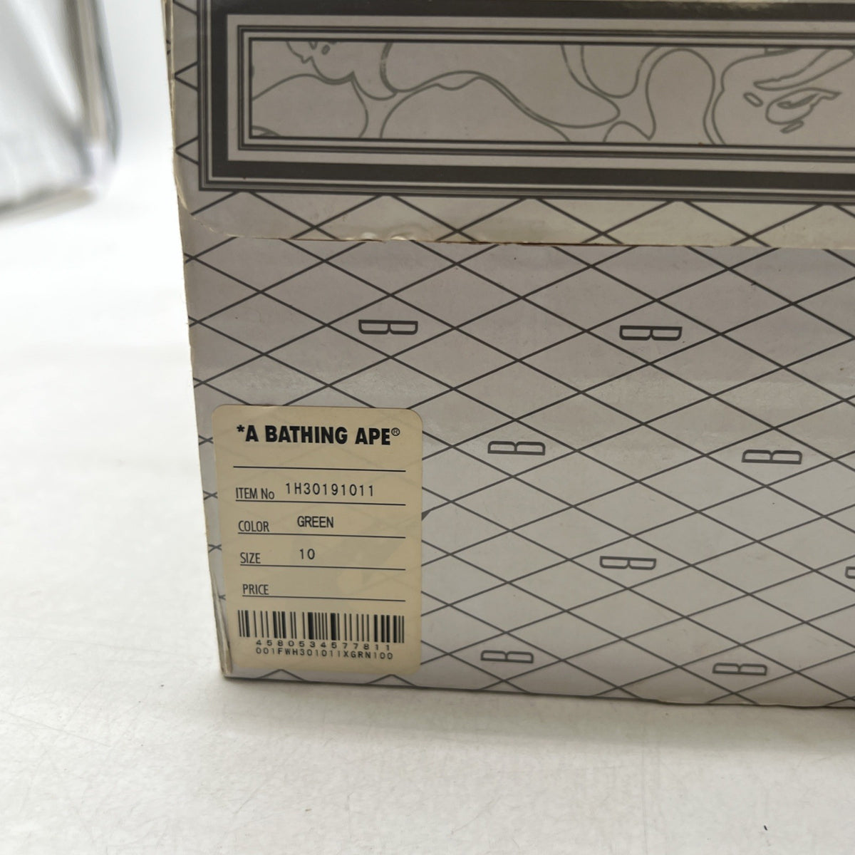 Size 10 - A Bathing Ape Bapesta Low ABC Camo - Green (1H30191011)