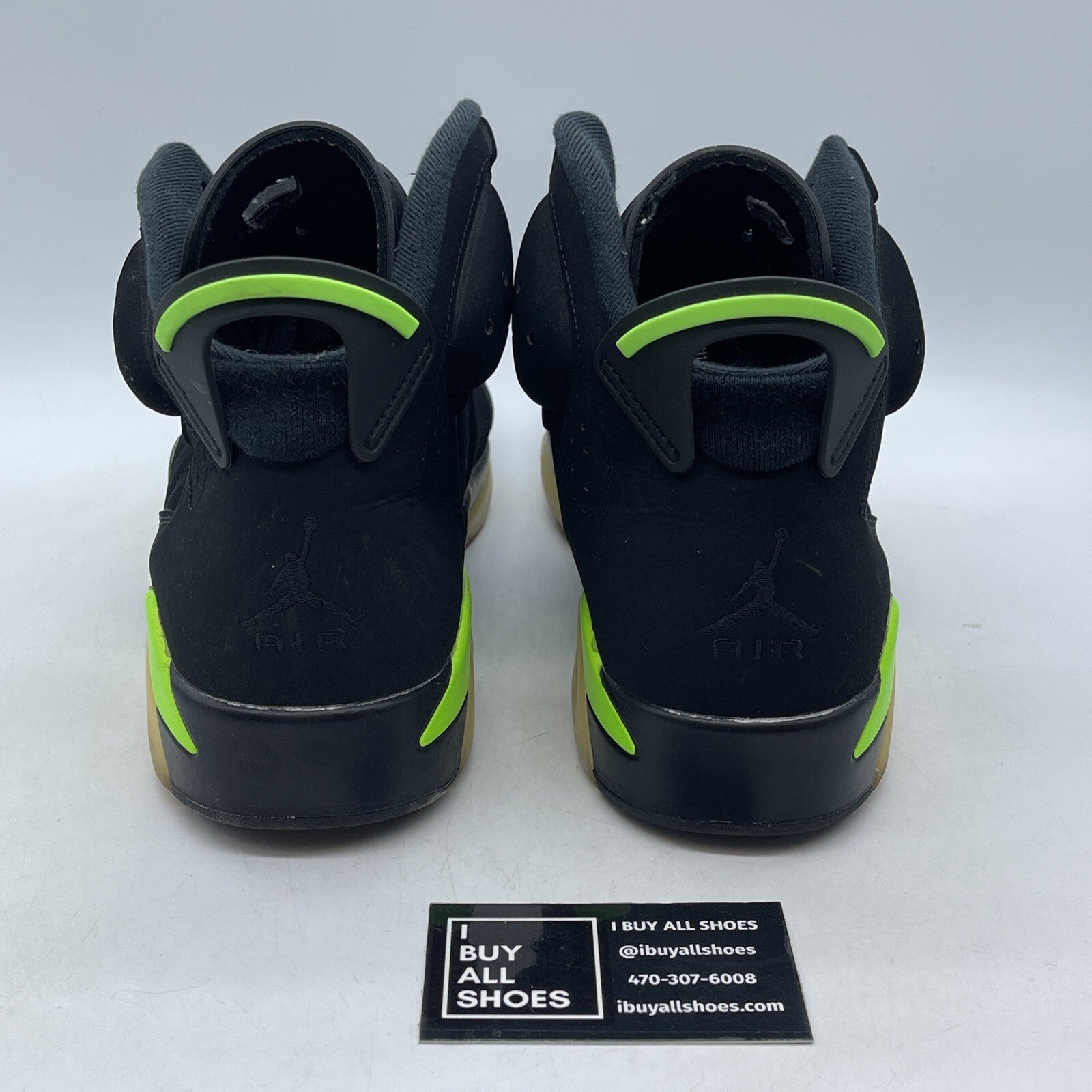 Size 12 - Jordan 6 Retro Electric Green 2021 Black Suede (CT8529-003)