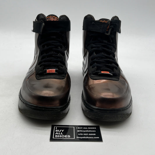 Size 10.5 - Nike Air Force 1 Foamposite Bhm Qs Black History Month (586582-800)