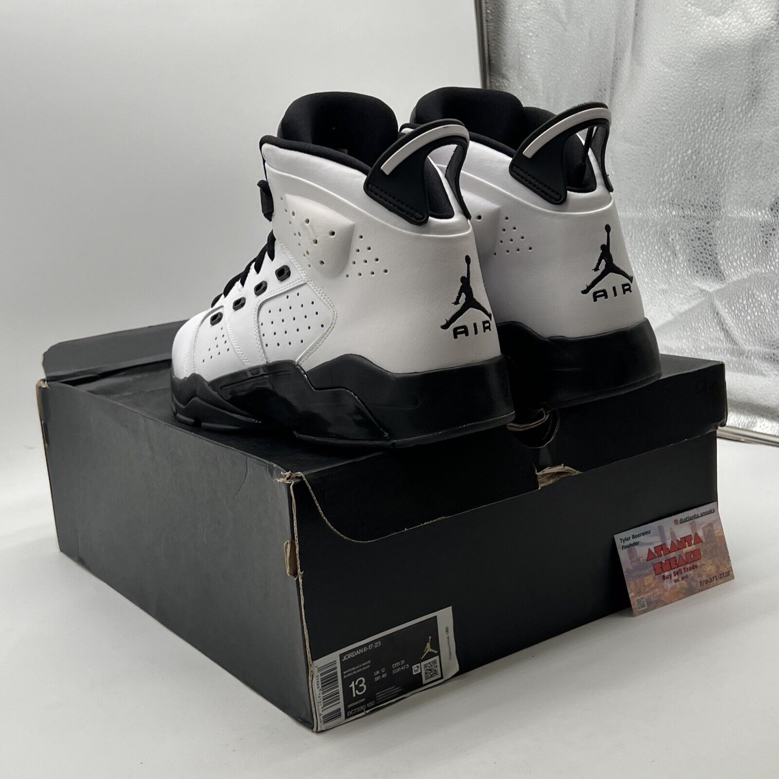 Size 13 - Jordan 6-17-23 Motorsports 2022 (DC7330-100)