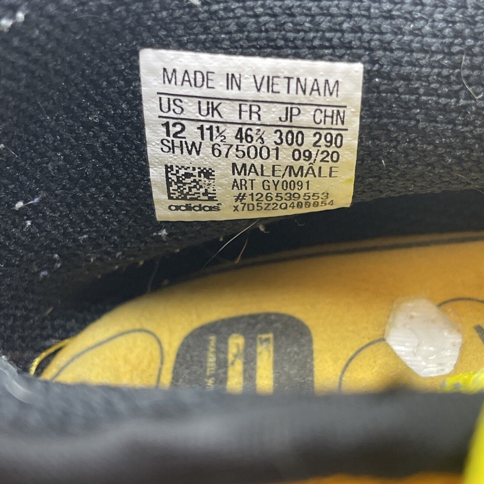 Size 12 - adidas Pharrell x NMD Human Race Yellow Black Suede Leather (GY0091)