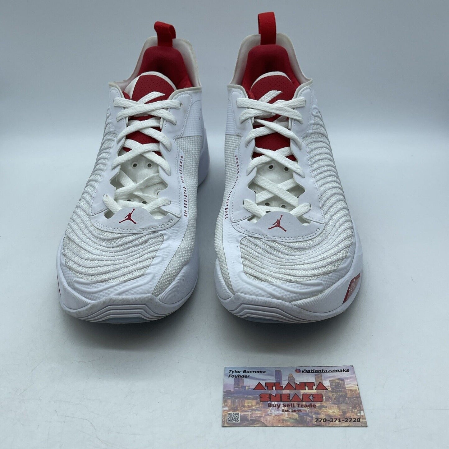 Size 13 - Jordan Luka 1 White Fire Red (DQ7689-116)