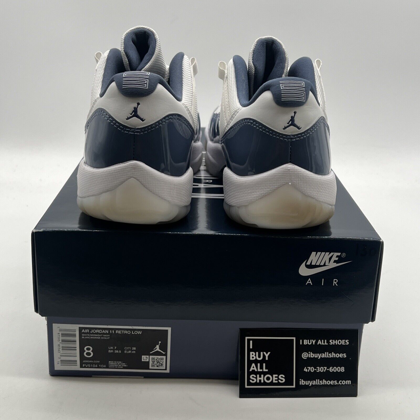 Size 8 - Air Jordan 11 Retro Low Diffused Blue (FV5104-104)