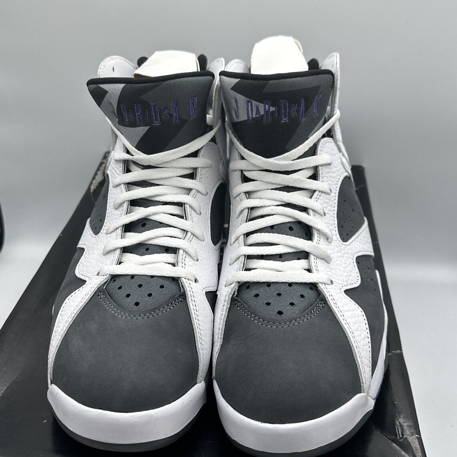 Size 10.5 - Jordan 7 Grey/White Flint Premium Materials Under Retail Deals