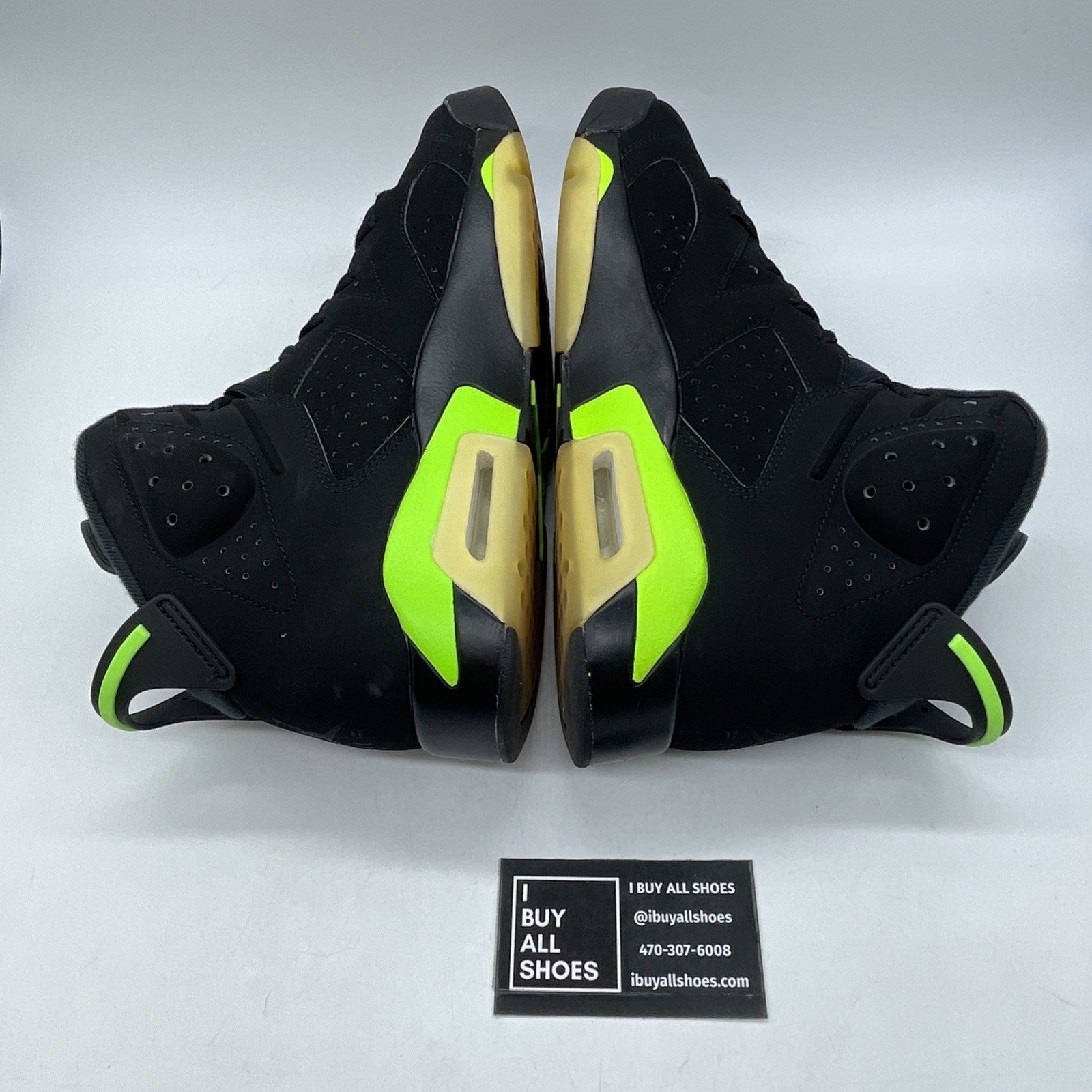 Size 11 - Jordan 6 Retro Electric Green Black Suede (CT8529-003)