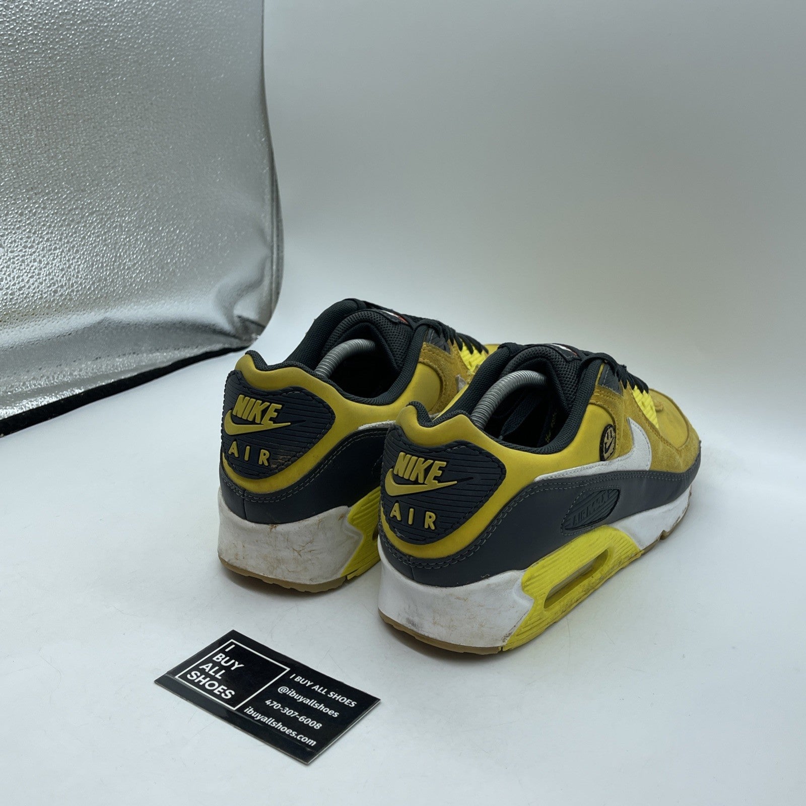 Size 12 - Nike Air Max 90 SE Go The Extra Smile Yellow Grey (DO5848-700)