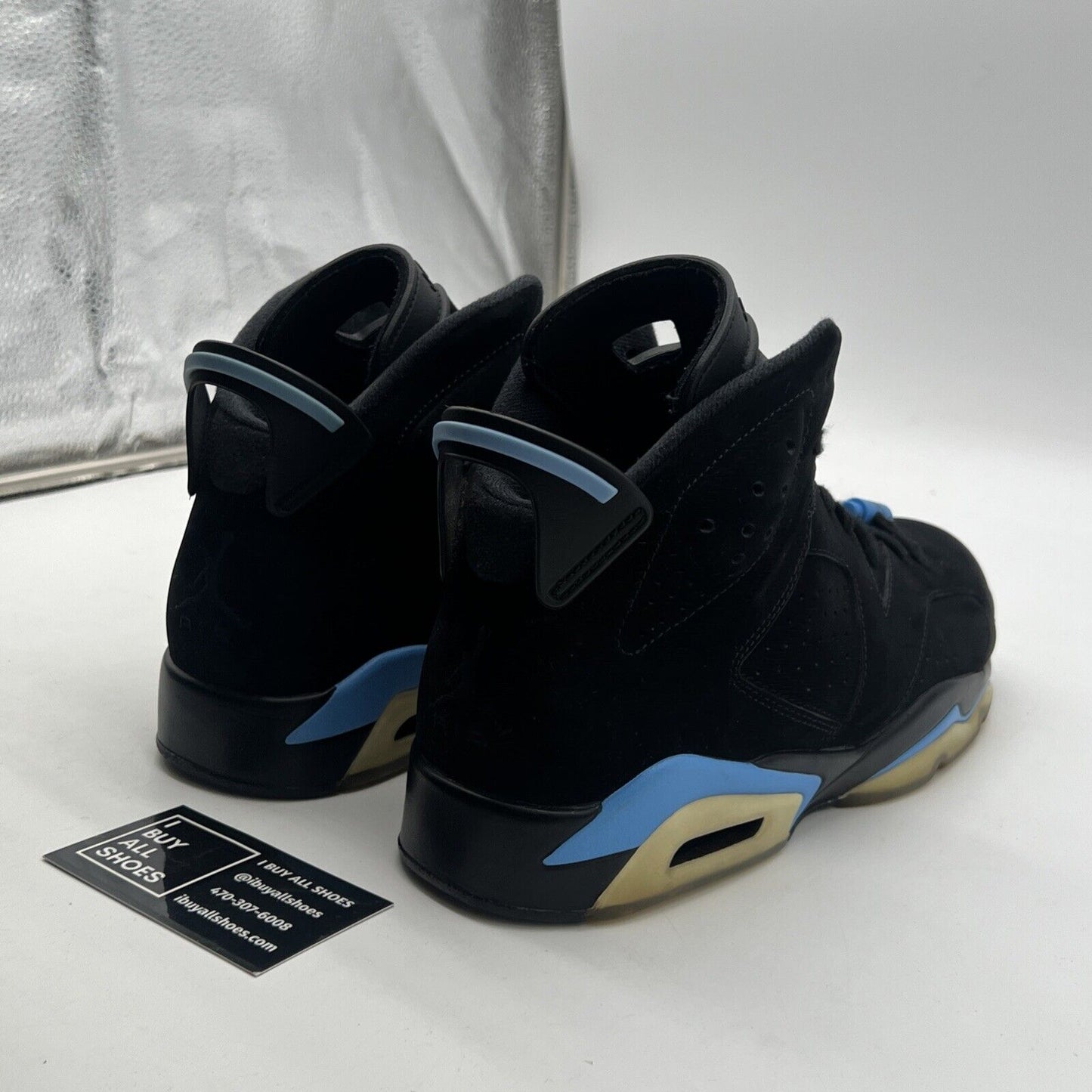 Size 10 - Air Jordan 6 Retro UNC (384664-006)