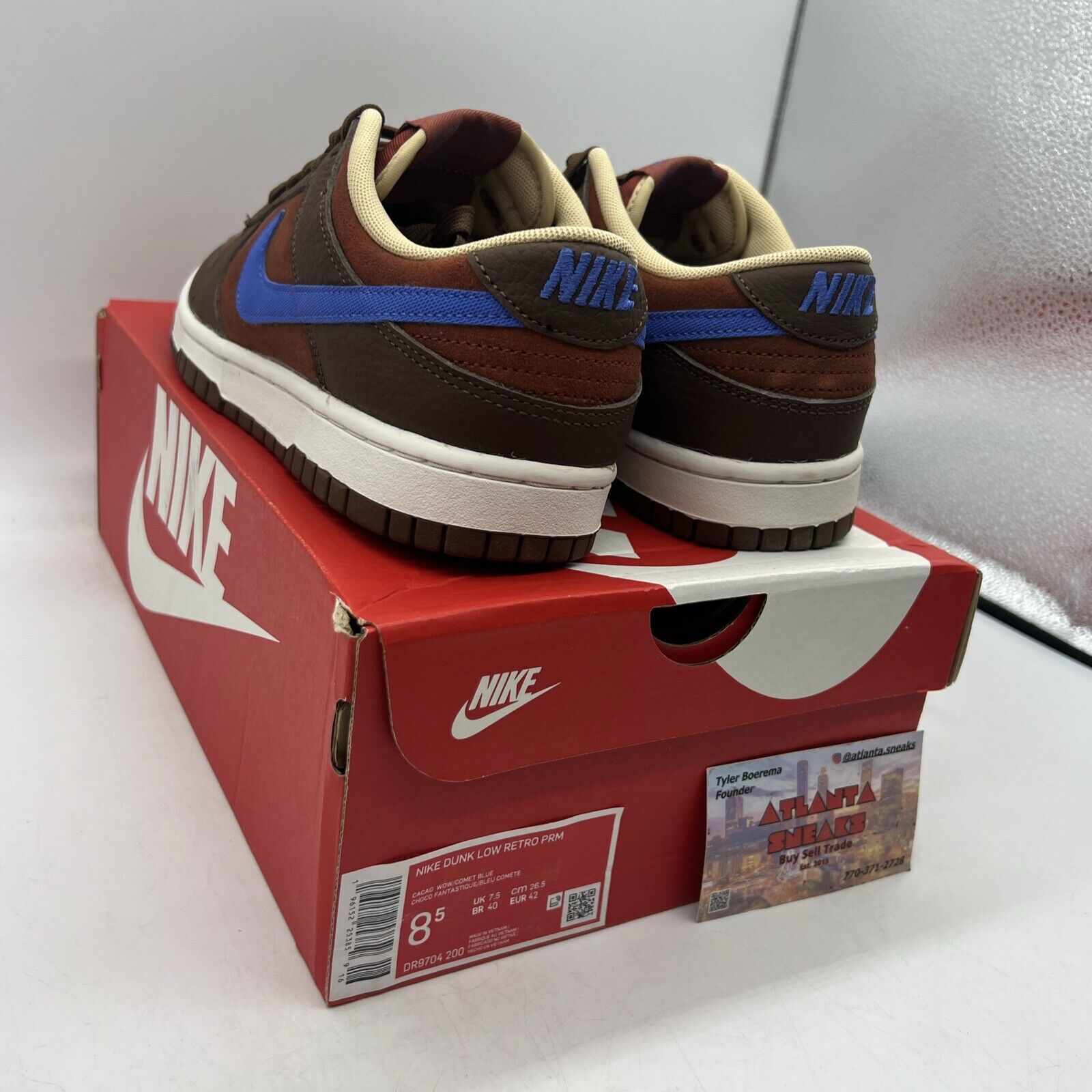 Size 8.5 - Nike Dunk Low Mars Stone Blue Brand New Og All