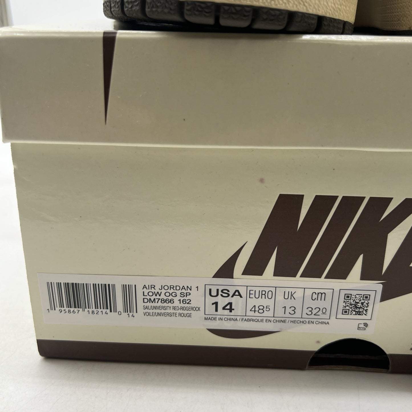 Size 14 - Air Jordan 1 Low OG x Travis Scott Reverse Mocha (DM7766-162)