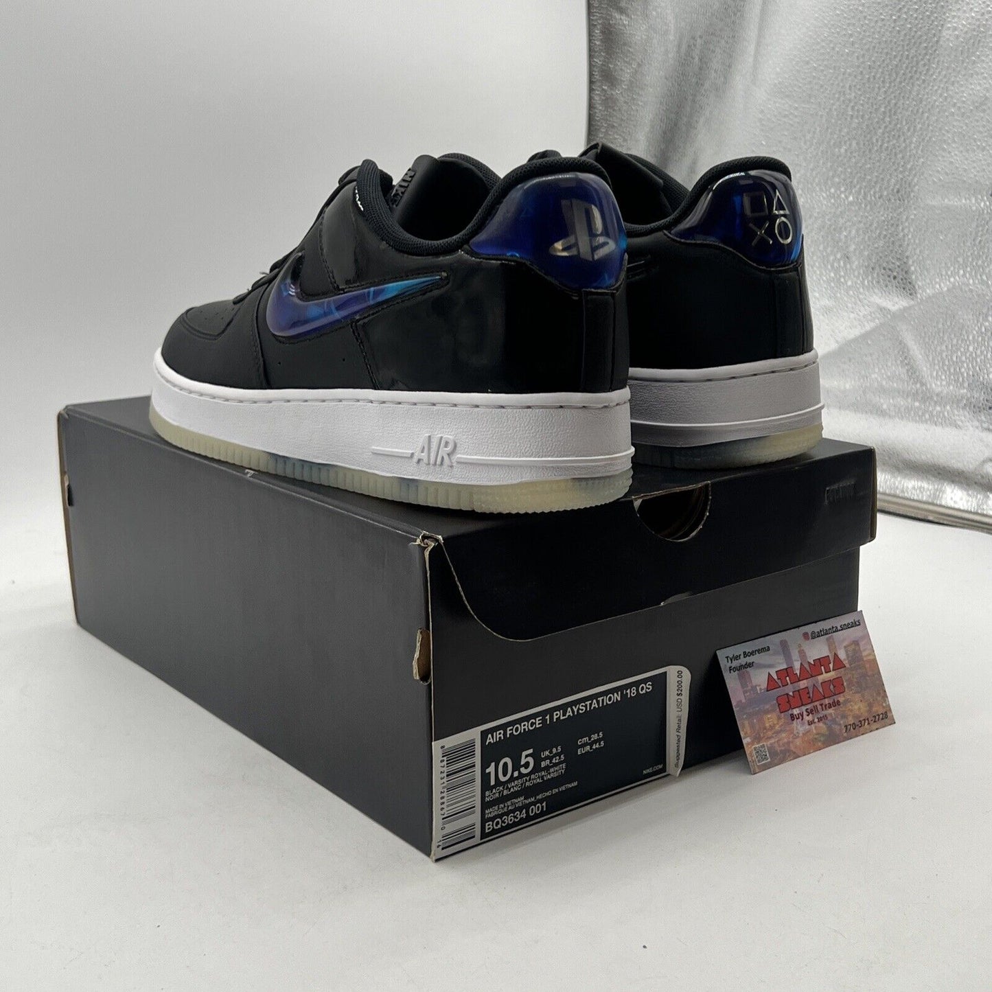 Size 10.5 - Nike Playstation x Air Force 1 '18 QS Low Playstation (BQ3634-001)