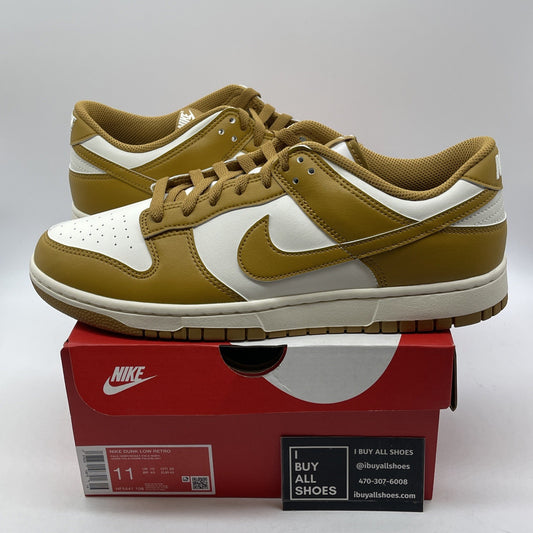 Size 11 - Nike Dunk Low Wheat Brown White Leather (HF5441-108)