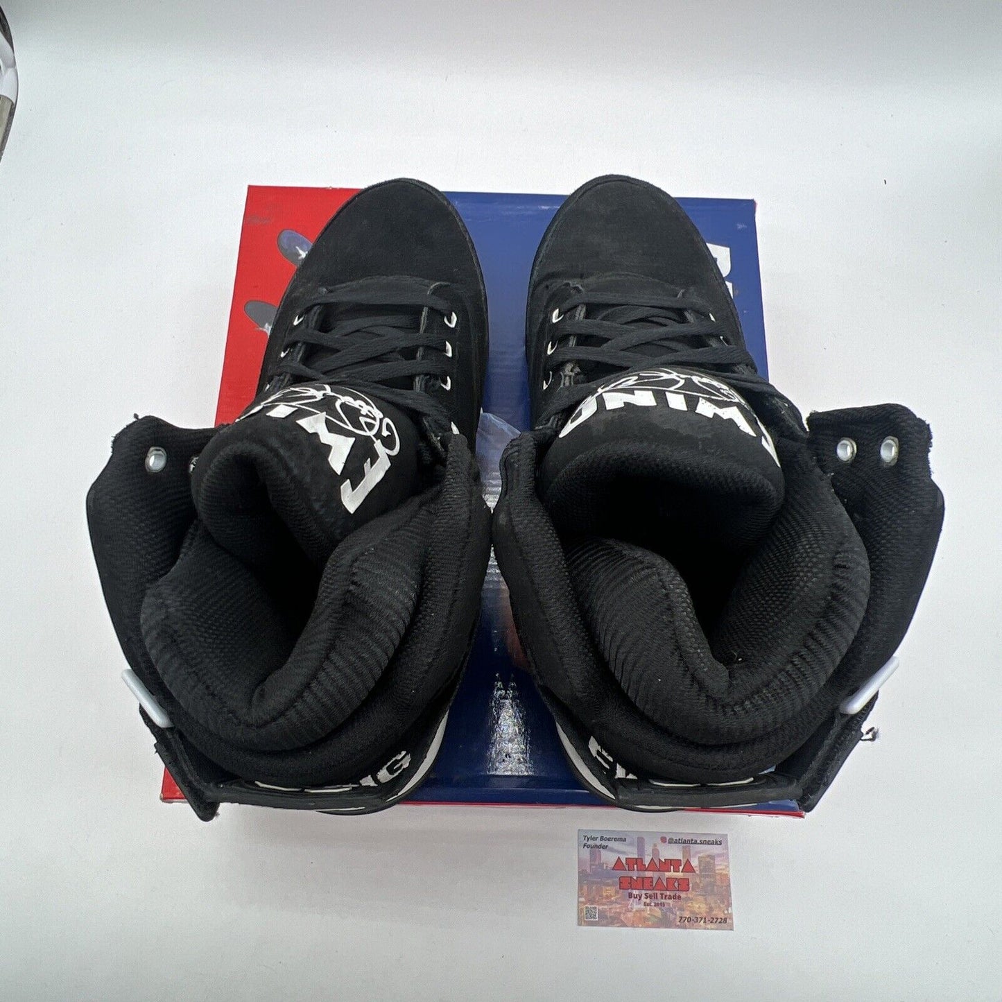 Size 12 - Ewing Athletics 33 Hi Color Black Suede (1EW90013-018)