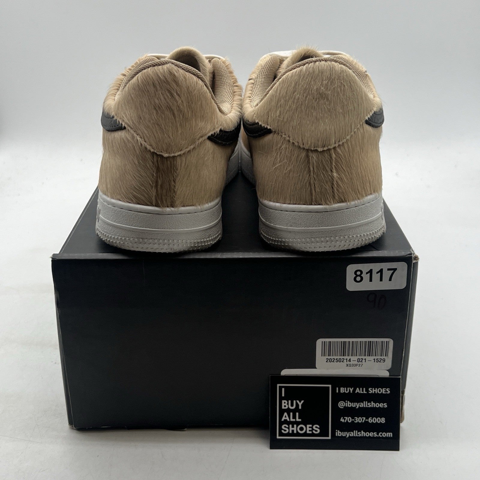 Size 11 - John Geiger GF-01 Sneakers Calf Hair Mens
