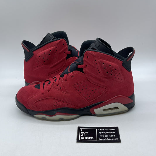 Size 10 - Air Jordan 6 Retro Toro Bravo Red Black Suede (CT8529-600)