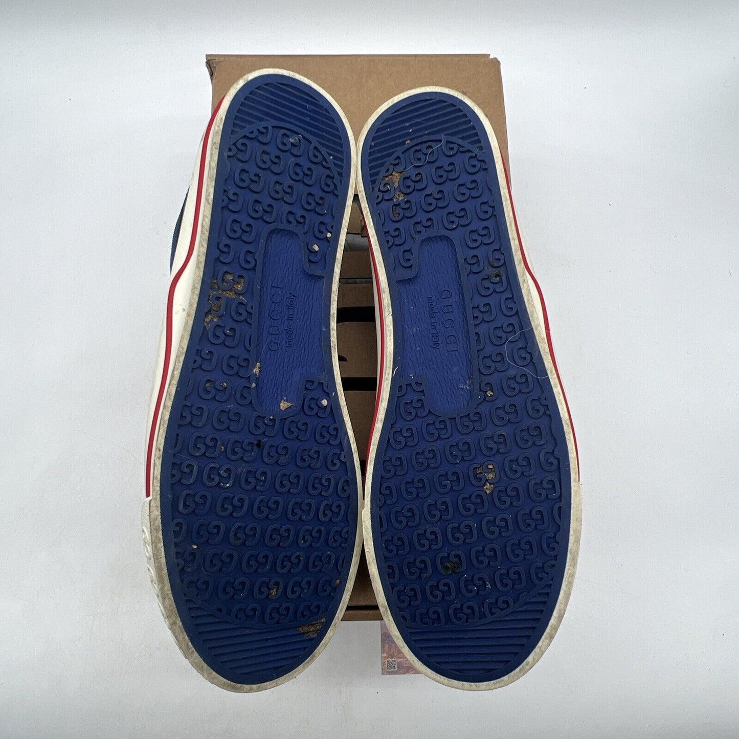 Size 9.5 - Gucci Tennis 1977 Off the Grid Low Blue