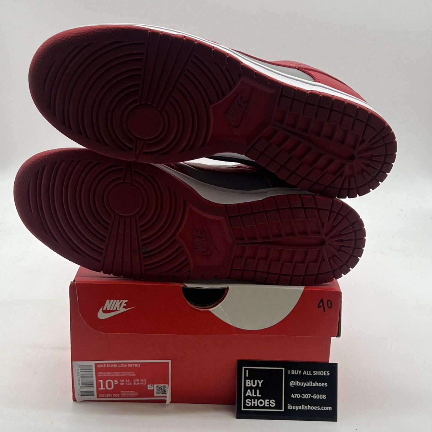 Size 10.5 - Nike Dunk Low SP UNLV 2021 (DD1391-002)
