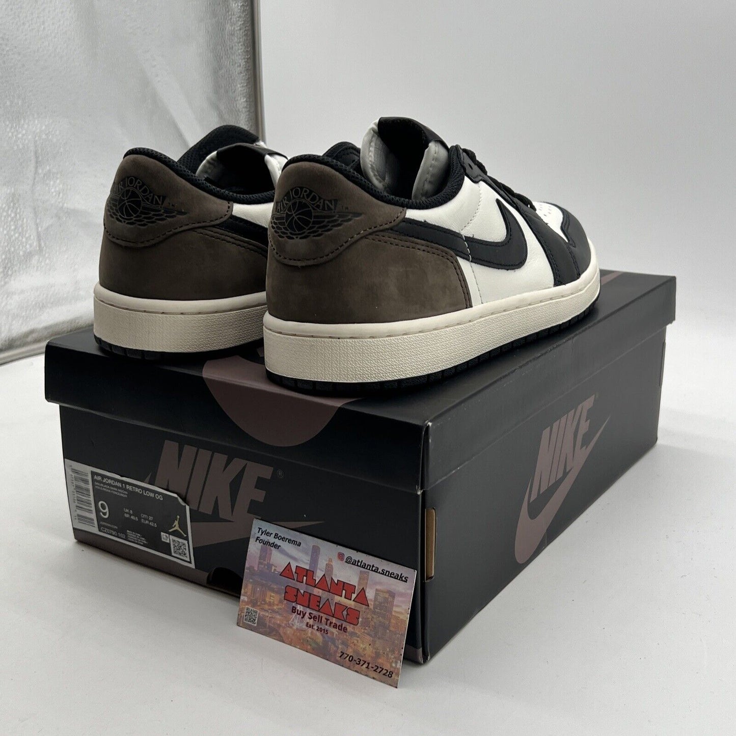 Size 9 - Air Jordan 1 Retro OG Low Mocha (CZ0790-102)