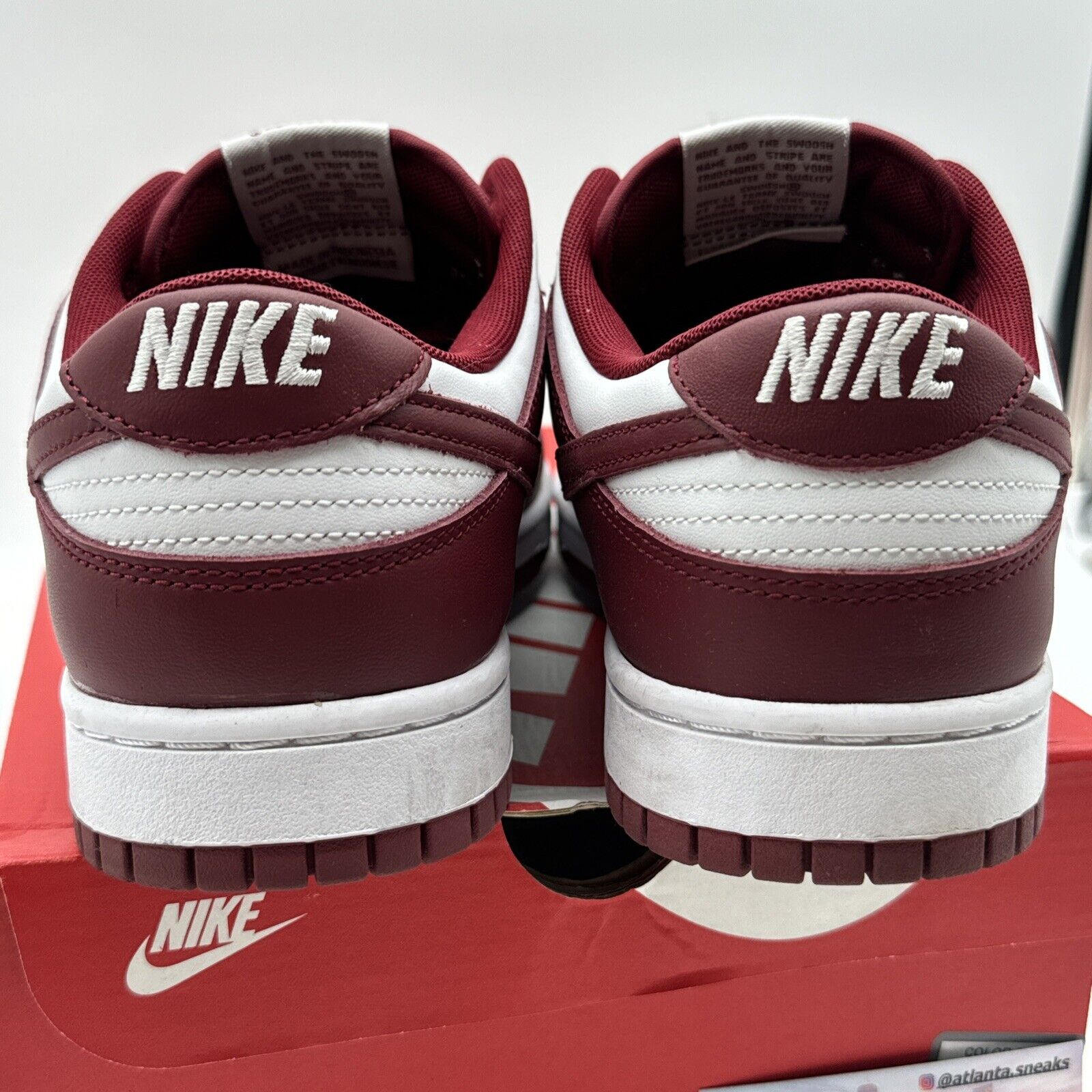 Size 10.5 - Nike Dunk Low Retro Team Red 2022 Burgundy Leather OG All