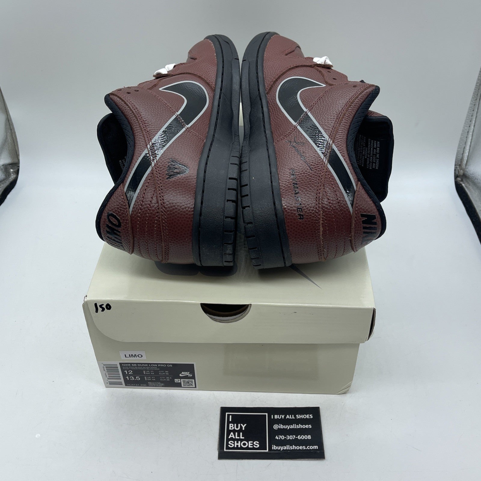 Size 12 - Limosine Skateboards x Nike Dunk SB Low Football (HJ4131-200)