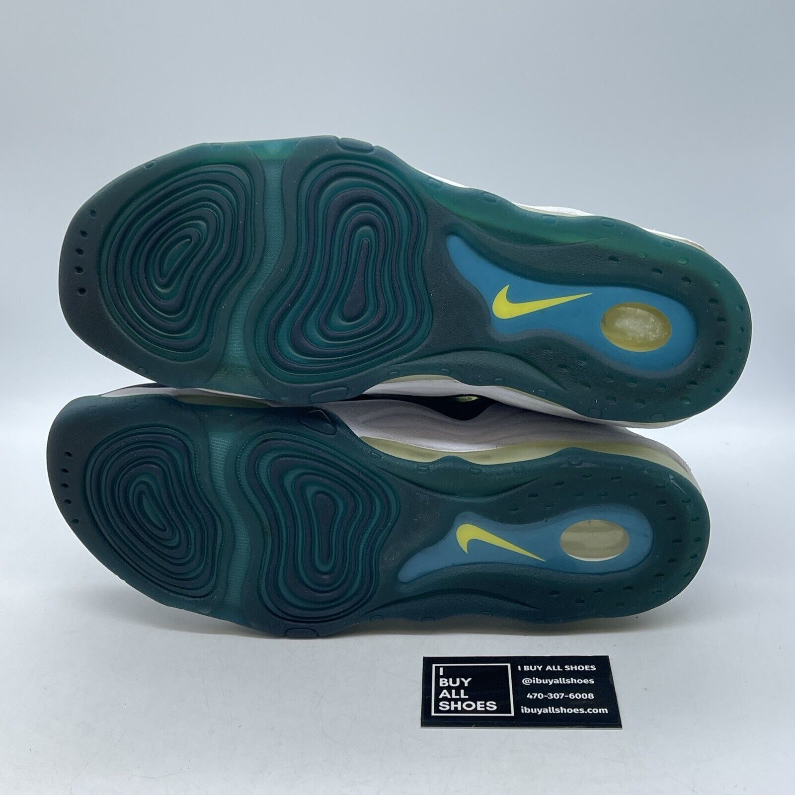 Size 12 - Nike Air Pippen Midnight Navy Blue Yellow White Suede (325001-400)