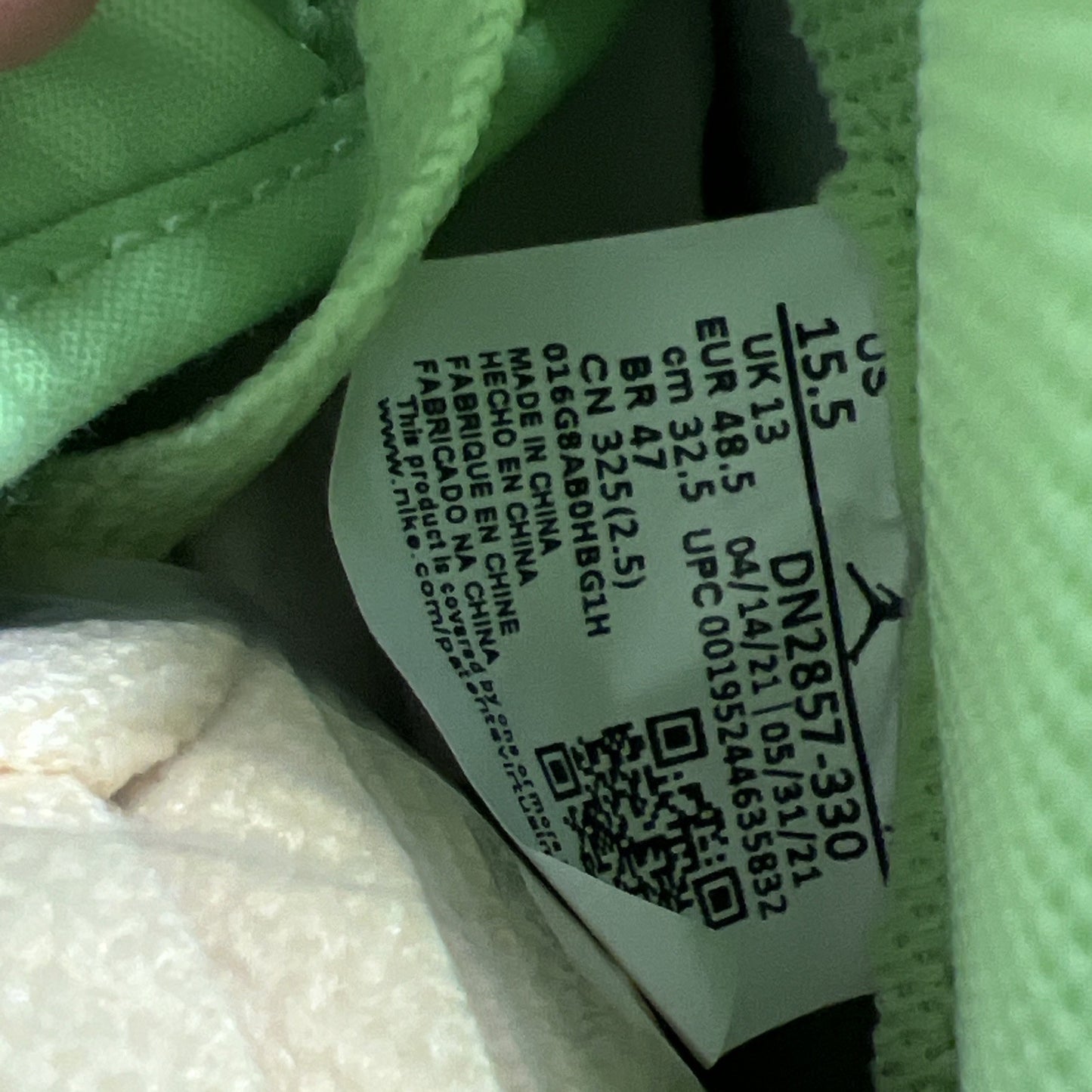 Size 15.5 - Billie Eilish x Air Jordan 1 KO Volt W (DN2857-330)