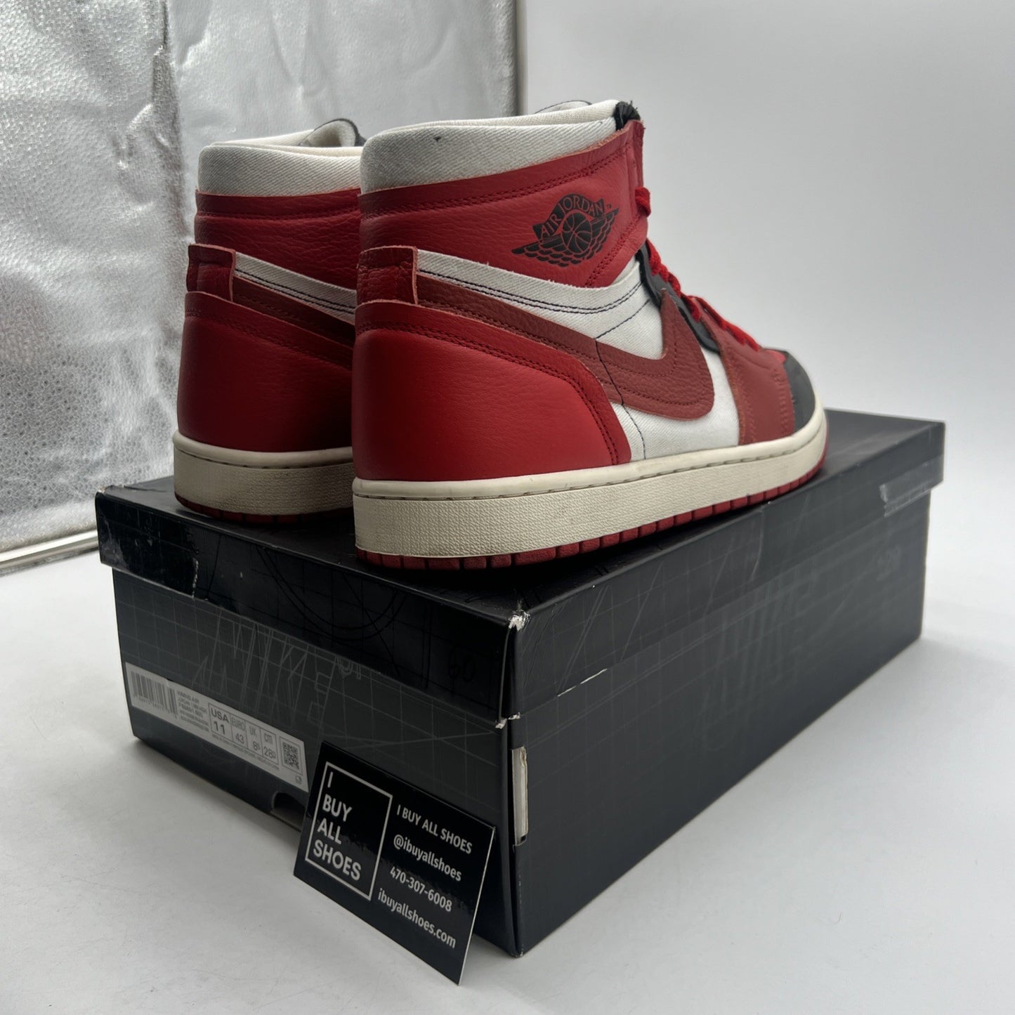 Size 11W - Air Jordan 1 Method of Make High Sport Red W (FB9891-600)