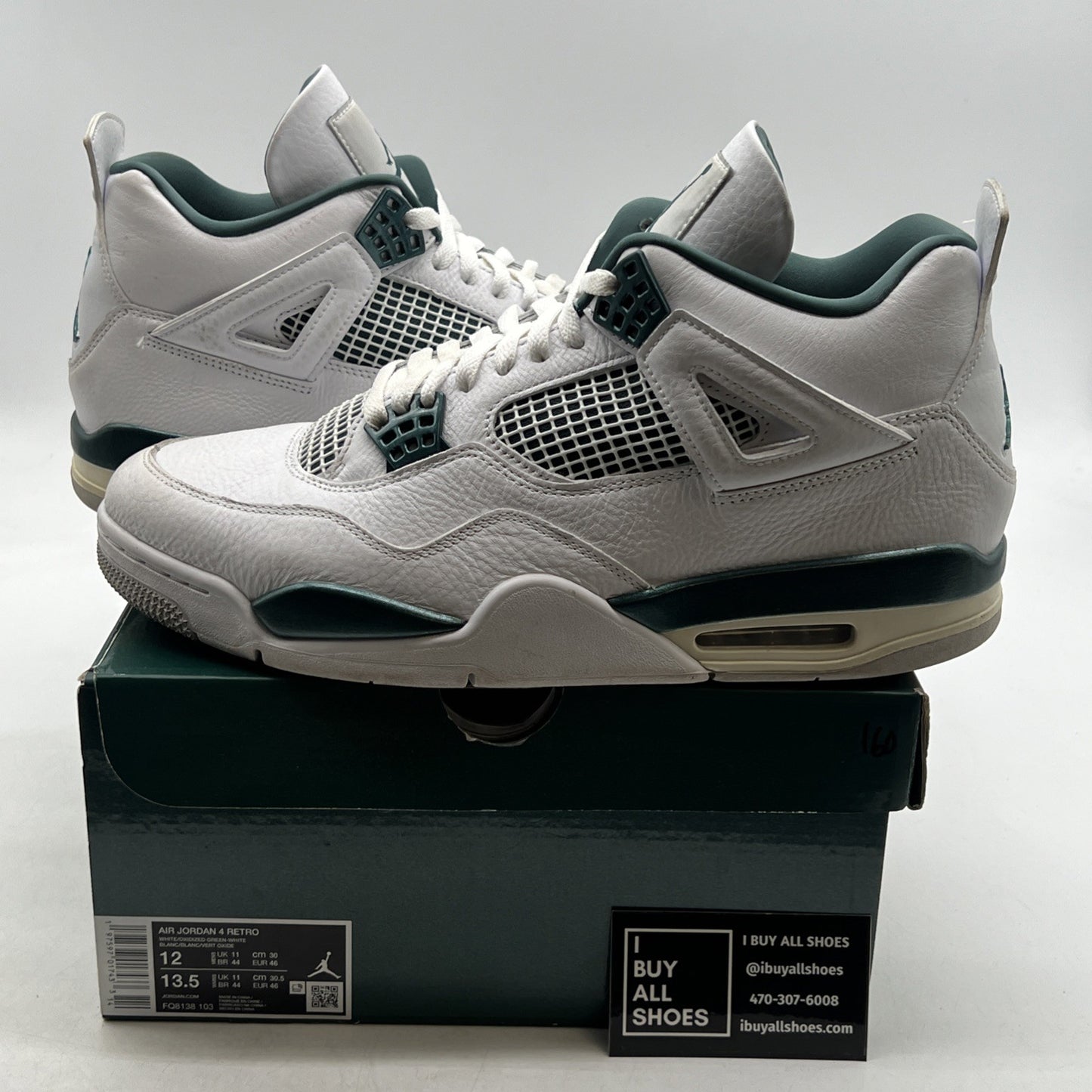 Size 12 - Air Jordan 4 Retro Oxidized Green (FQ8138-103)