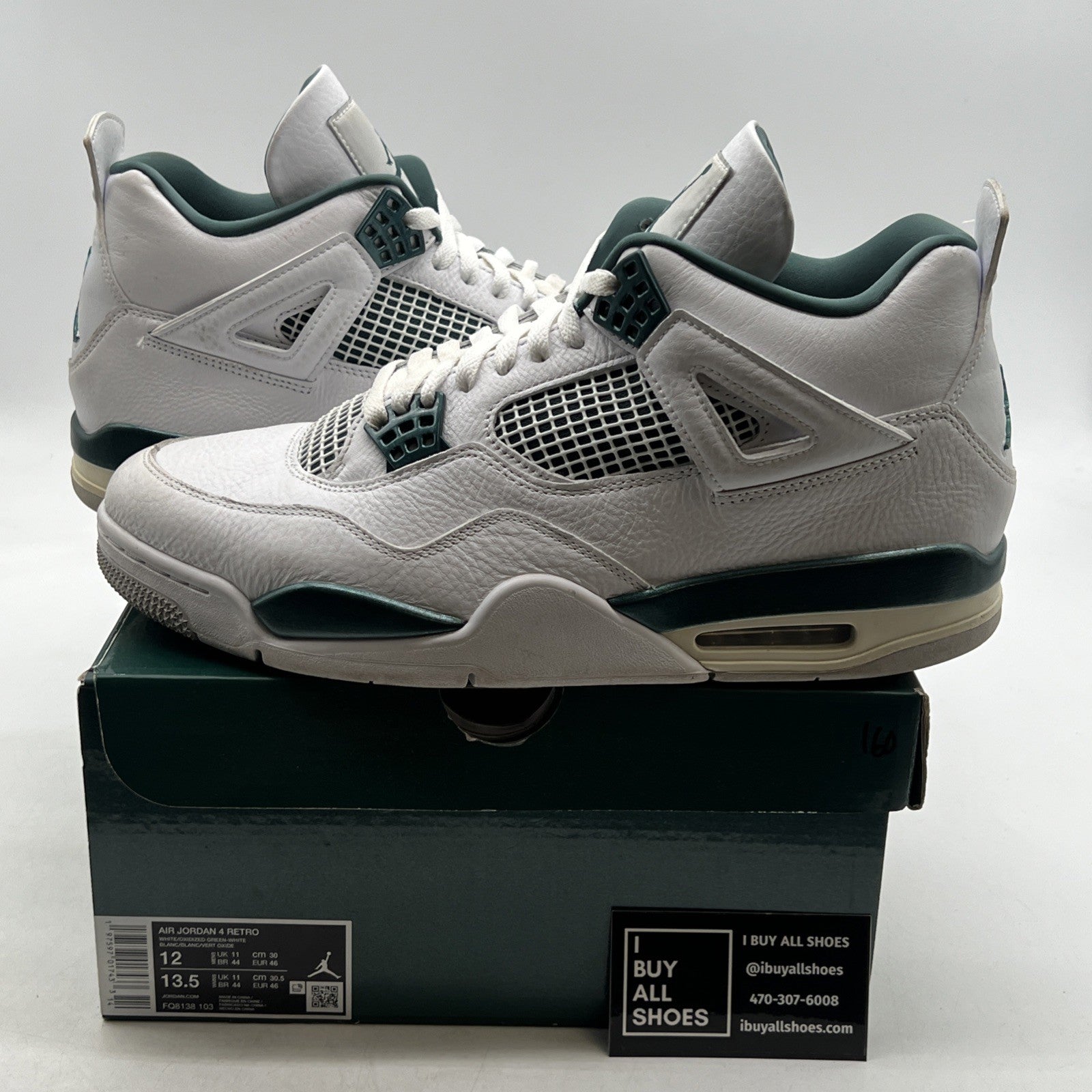 Size 12 - Air Jordan 4 Retro Oxidized Green (FQ8138-103)