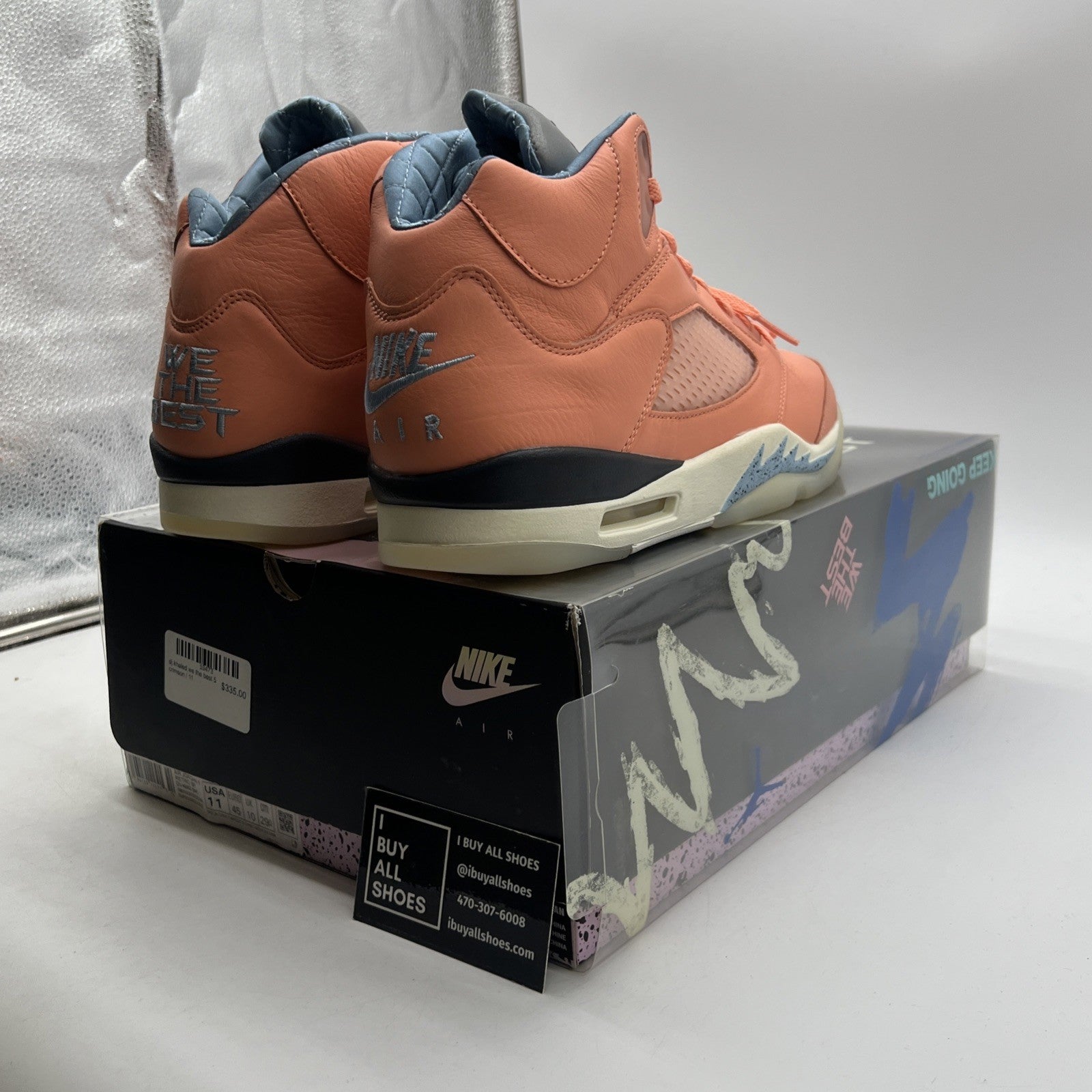 Size 11 - Jordan 5 Retro x DJ Khaled Mid We The Best - Crimson Bliss DV4982-641