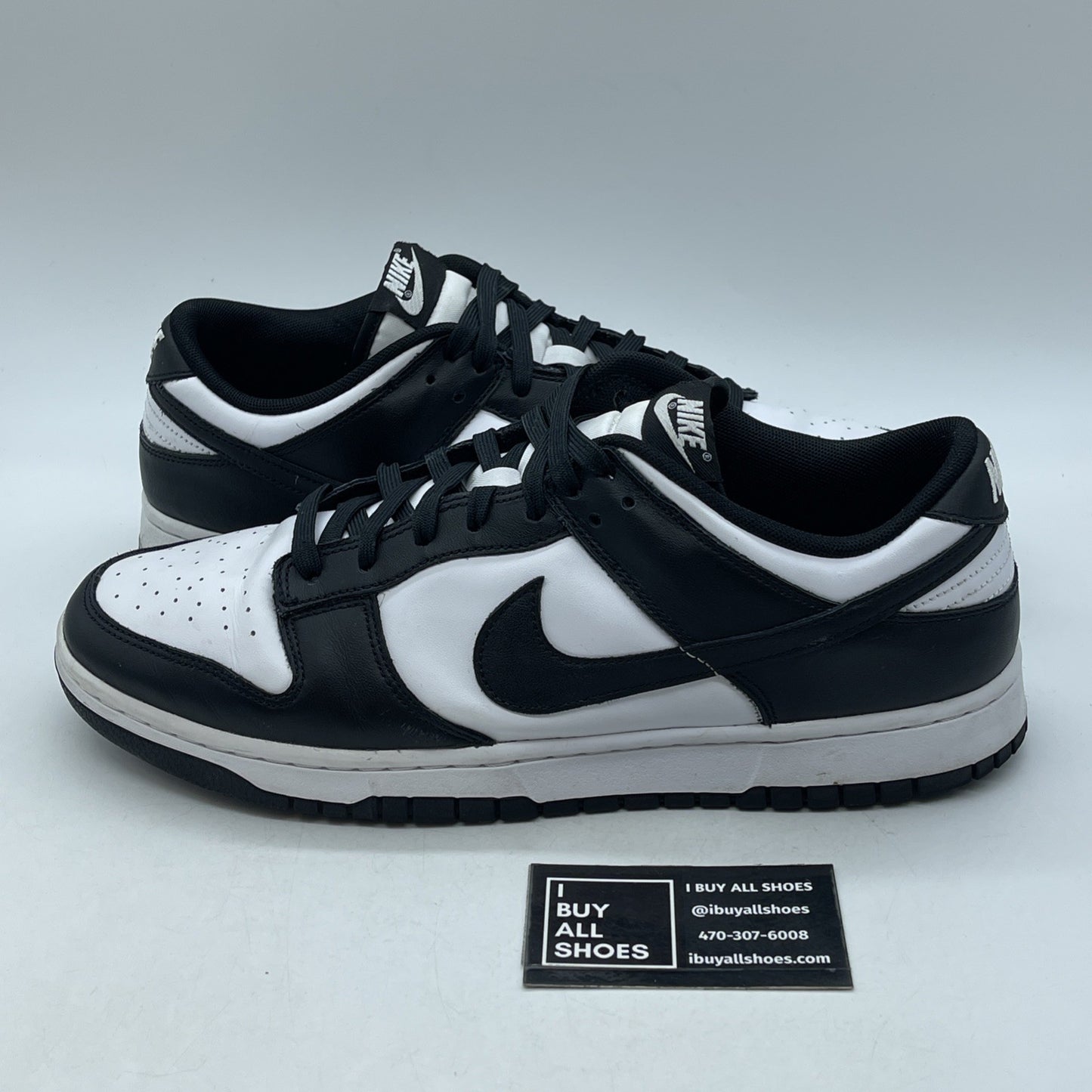Size 12 - Nike Dunk Low Black White (DD1391-100)