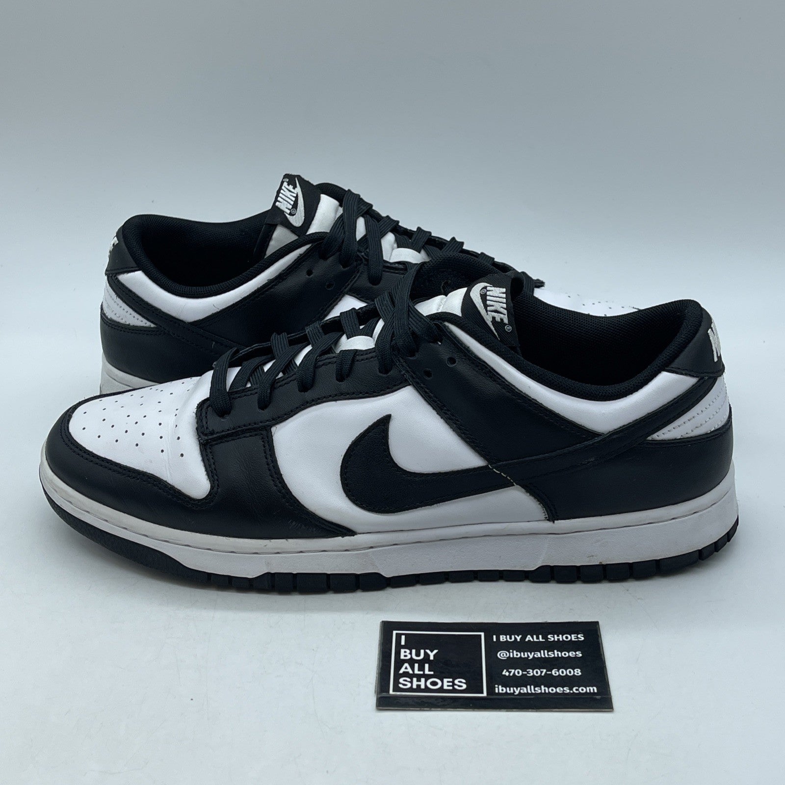 Size 12 - Nike Dunk Low Black White (DD1391-100)