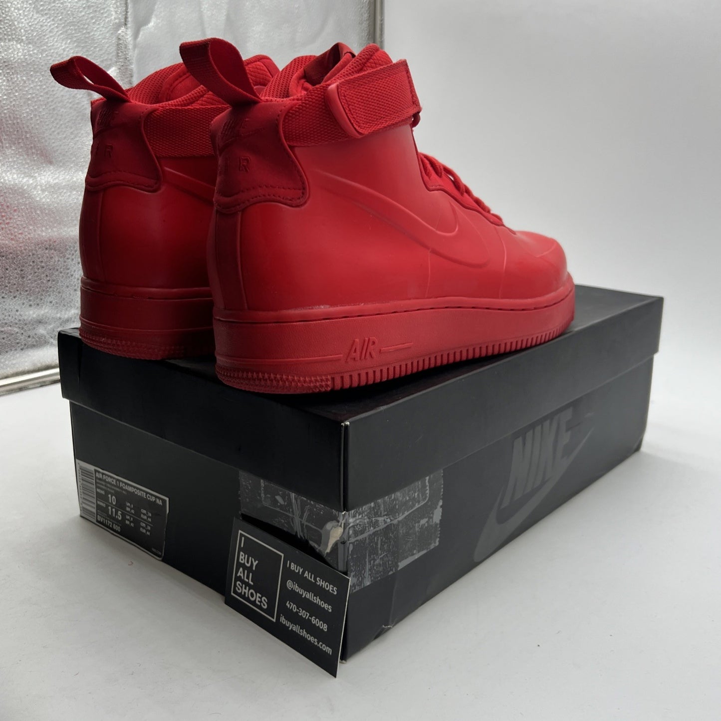 Size 10 - Nike Air Force 1 Foamposite Red (BV1172-600)