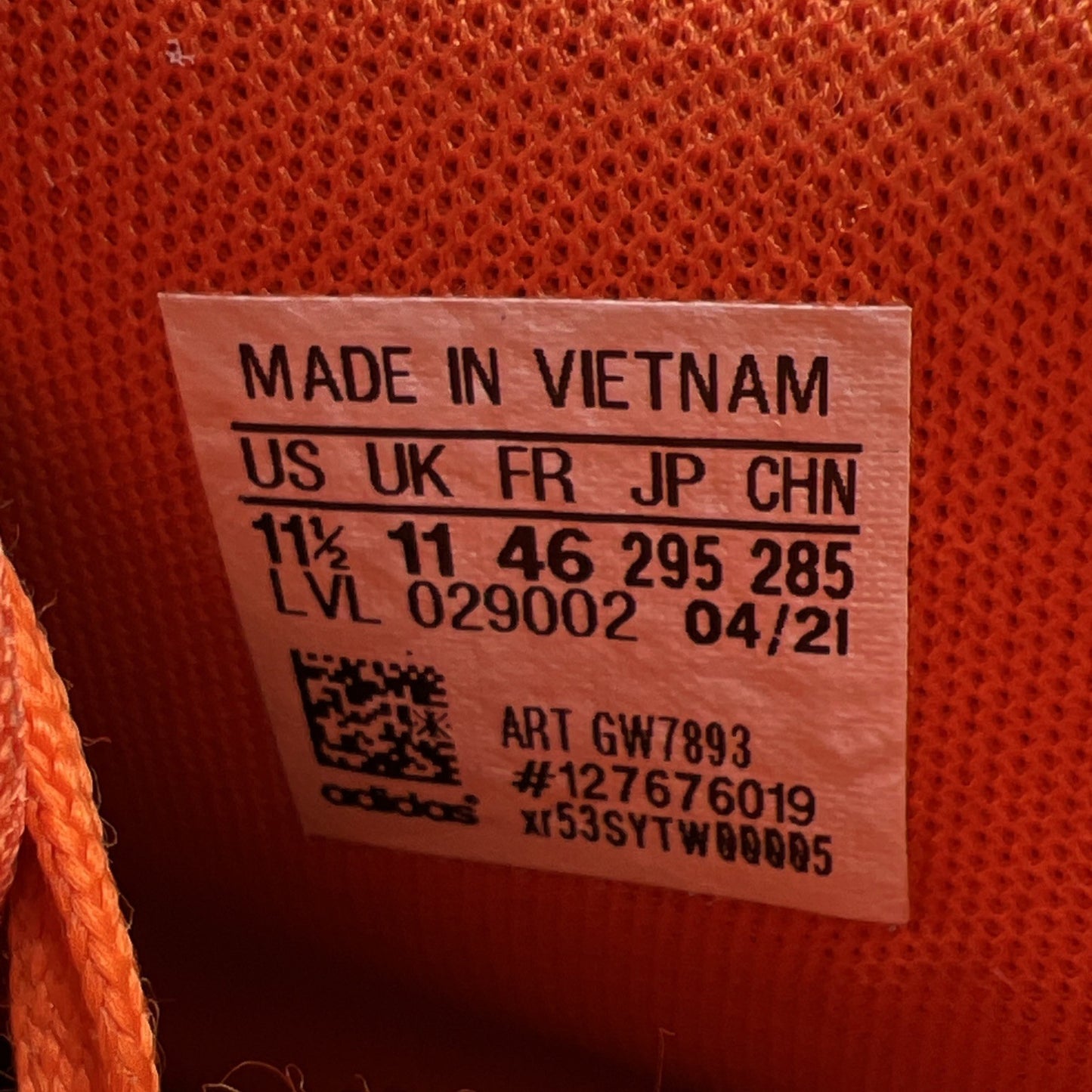 Size 11.5 - adidas D.O.N. Issue 3 Team Orange (GW7893)
